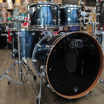 DW Like-New DW "Limited Edition" Performance Series 4-Piece Cherry Shell Pack 22/10/12/16 (Black Sparkle)