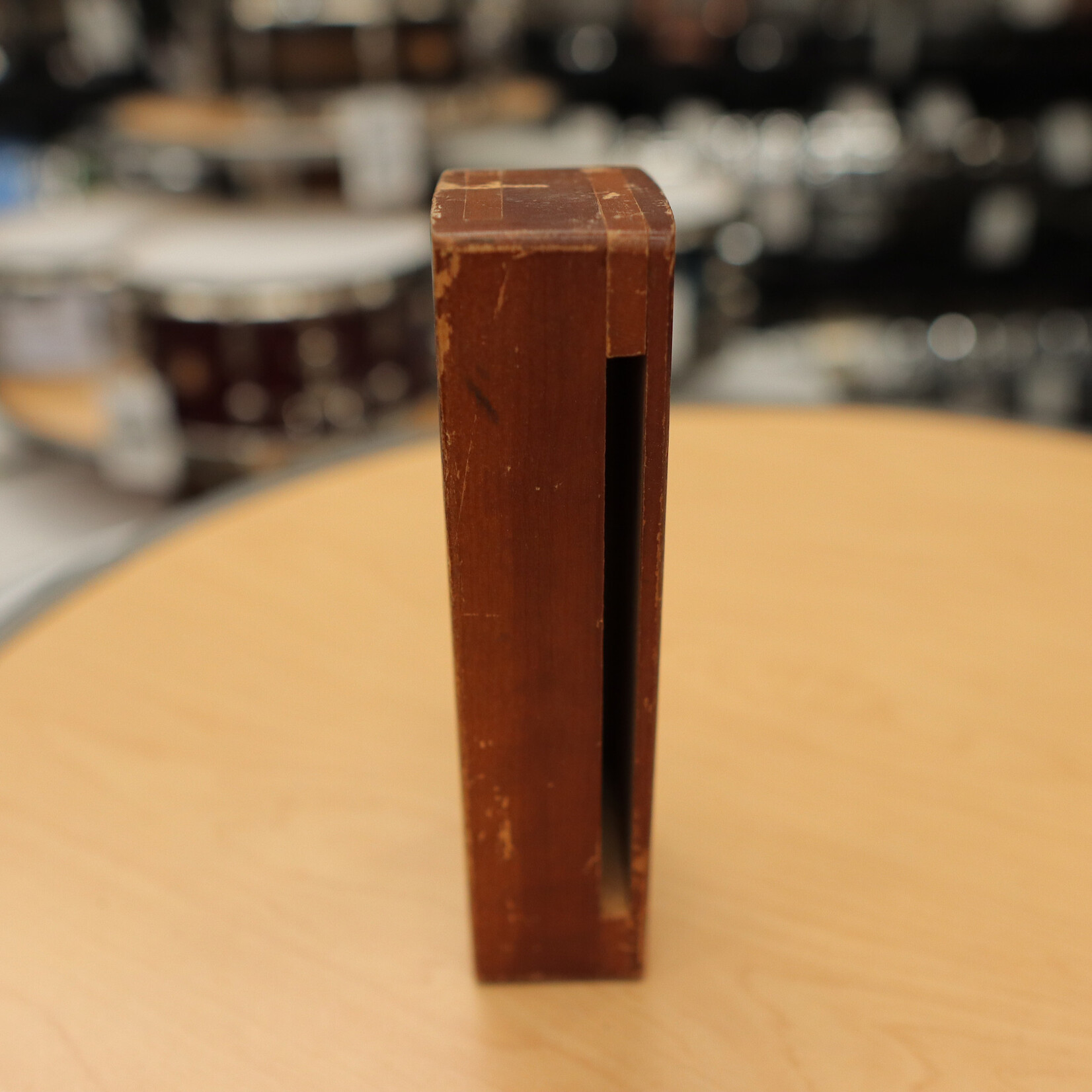 Unknown Vintage Wood Block w/ 2 Pegs