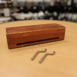 Unknown Vintage Wood Block w/ 2 Pegs