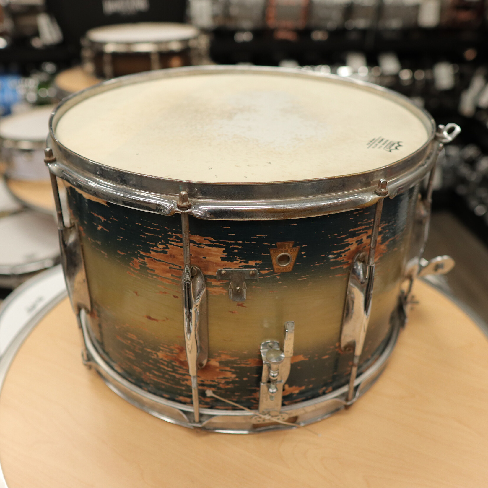 WFL Vintage WFL 10x15" Marching Zephyr Lug Snare Drum (Duco)