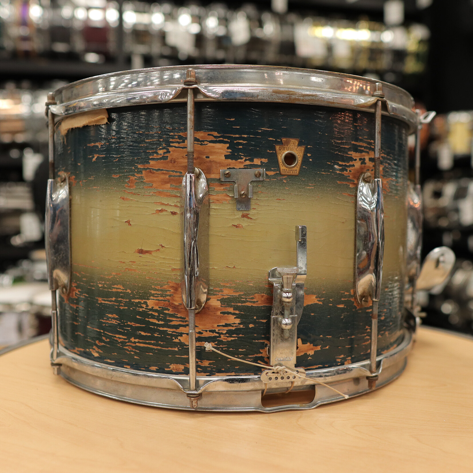 WFL Vintage WFL 10x15" Marching Zephyr Lug Snare Drum (Duco)