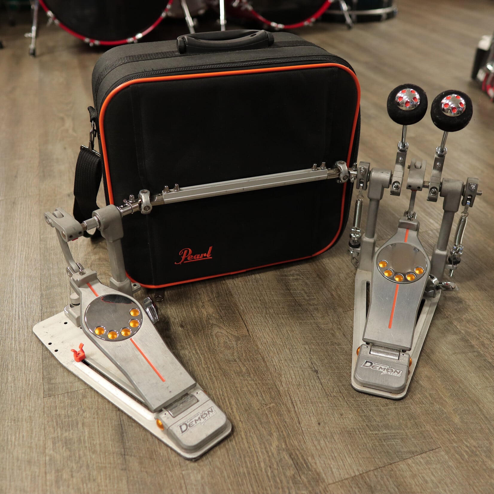 Pearl Pre-Owned Pearl Demon Drive Direct Drive Double Pedal w/ Case