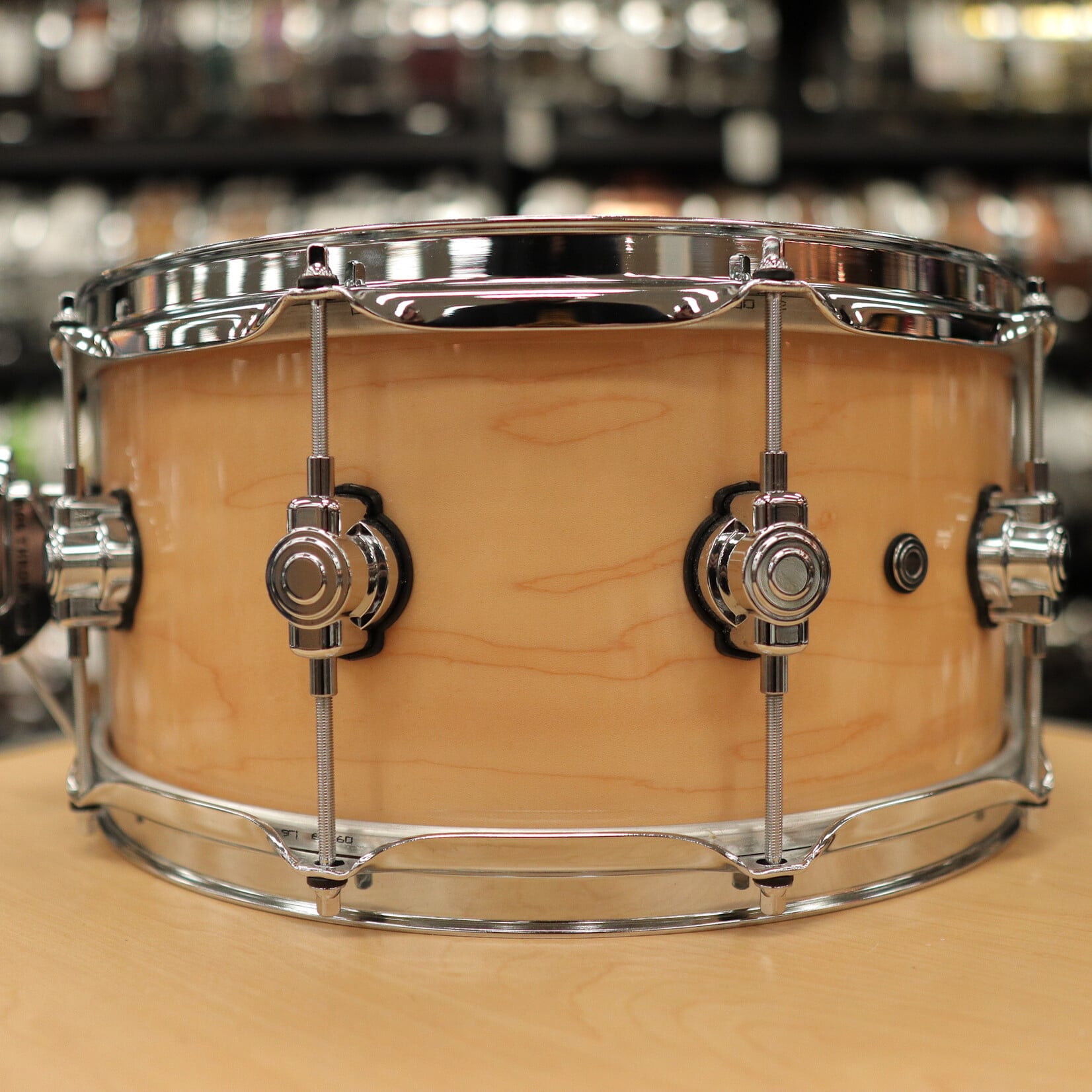 DW Pre-Owned DW Performance Series 6.5x14" Maple Snare Drum (Natural Gloss Lacquer) DPLHM6514SCX300