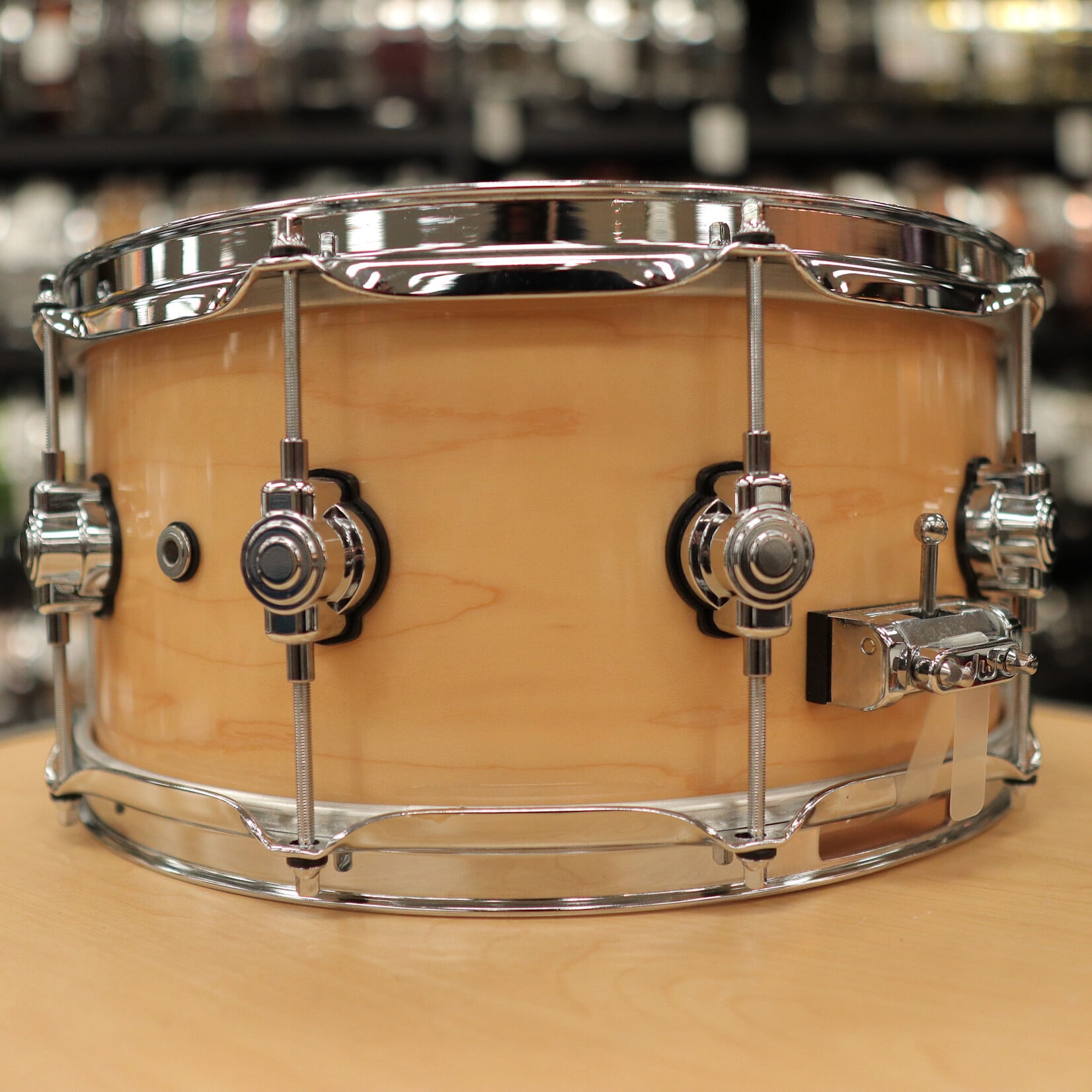 DW Pre-Owned DW Performance Series 6.5x14" Maple Snare Drum (Natural Gloss Lacquer) DPLHM6514SCX300