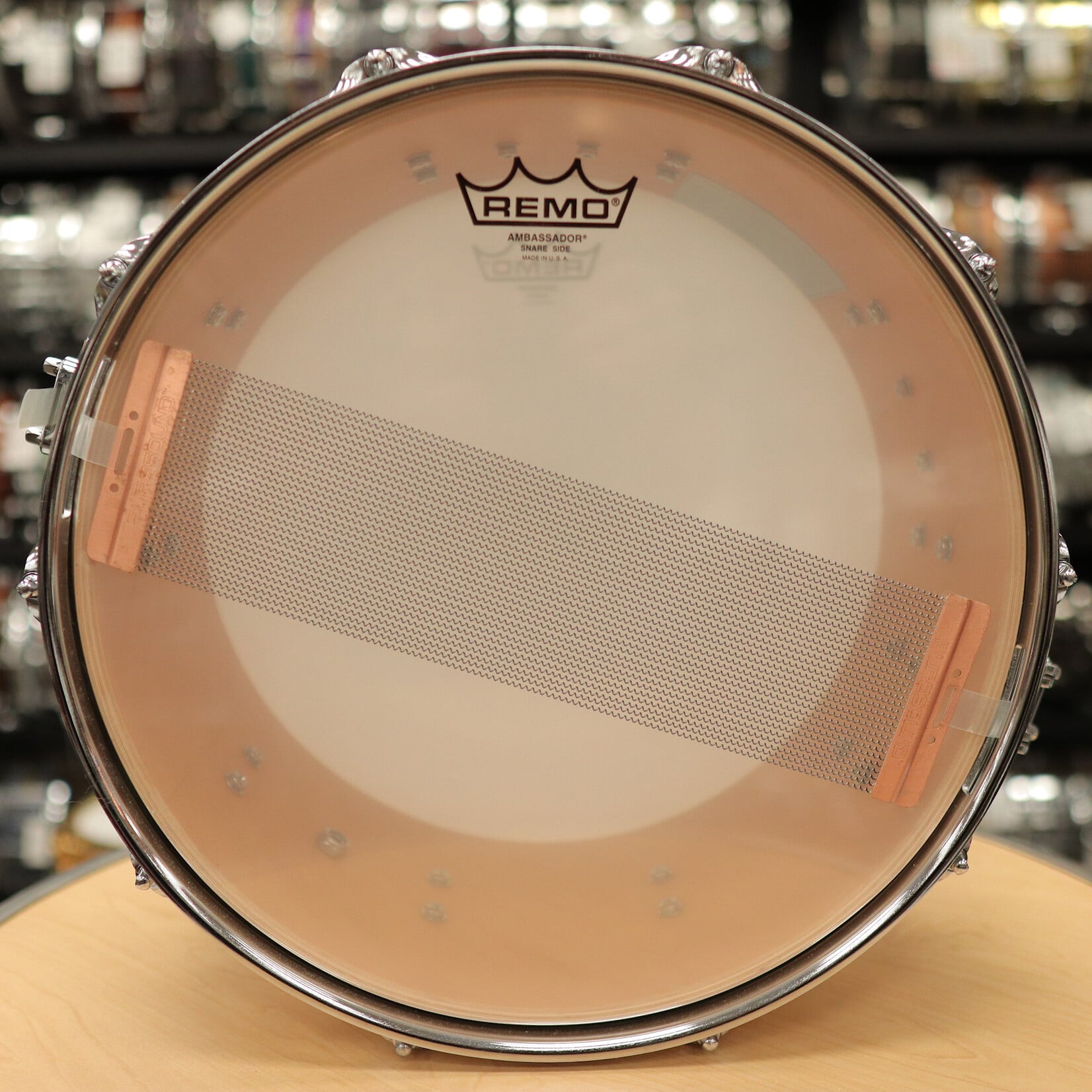 DW Pre-Owned DW Performance Series 6.5x14" Maple Snare Drum (Natural Gloss Lacquer) DPLHM6514SCX300