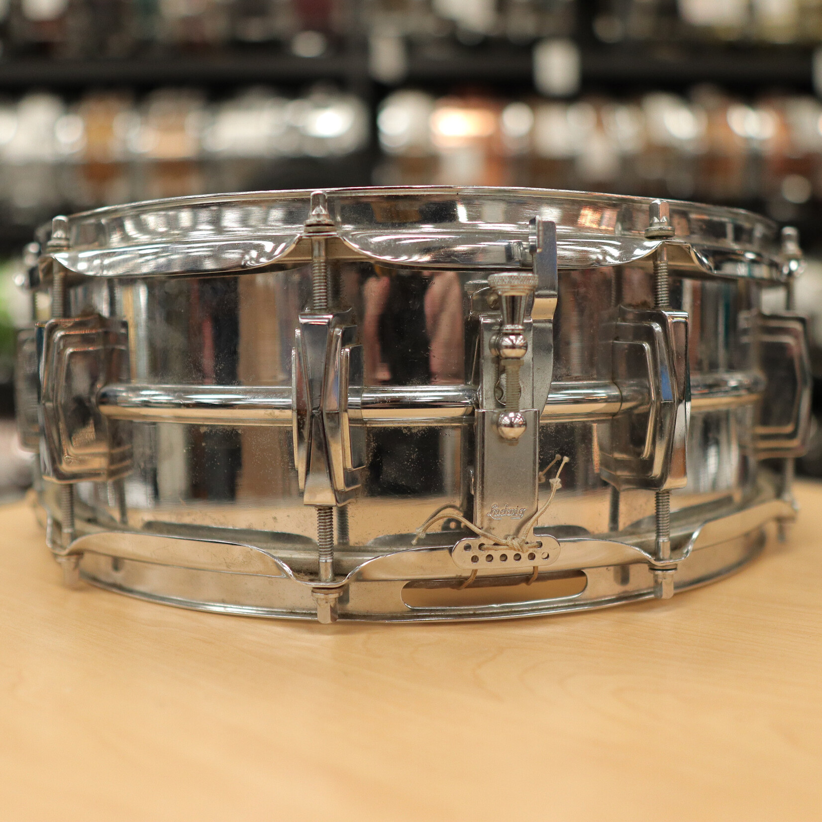 Ludwig Vintage 60s Ludwig 5x14" Supraphonic Snare Drum w/  Case, Brushes, Sticks, Ludwig/Gladstone Pad, & WFL Stand