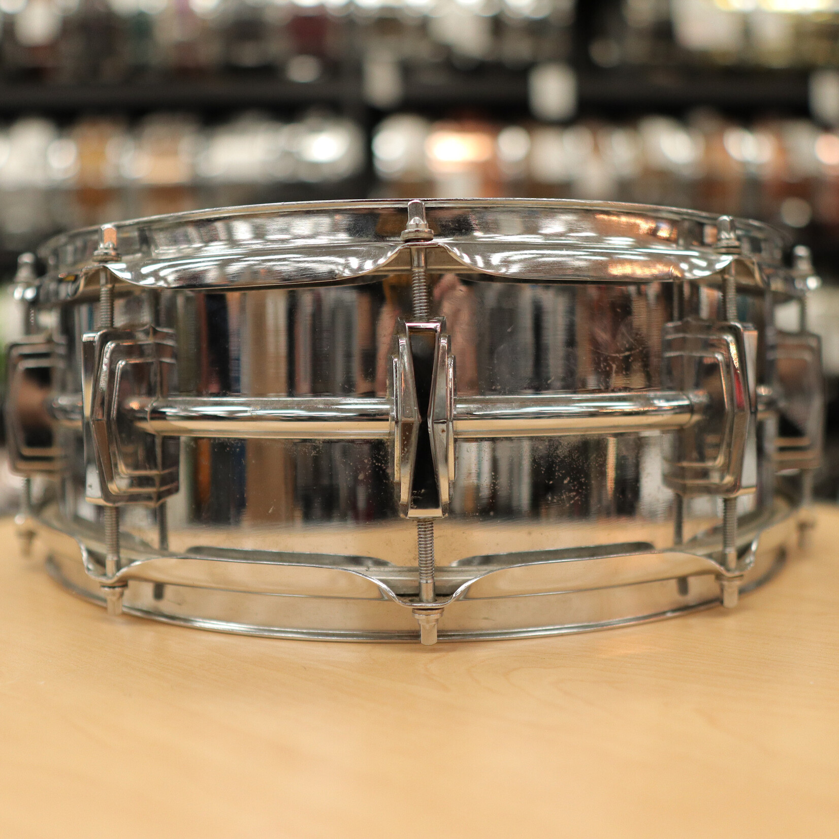 Ludwig Vintage 60s Ludwig 5x14" Supraphonic Snare Drum w/  Case, Brushes, Sticks, Ludwig/Gladstone Pad, & WFL Stand