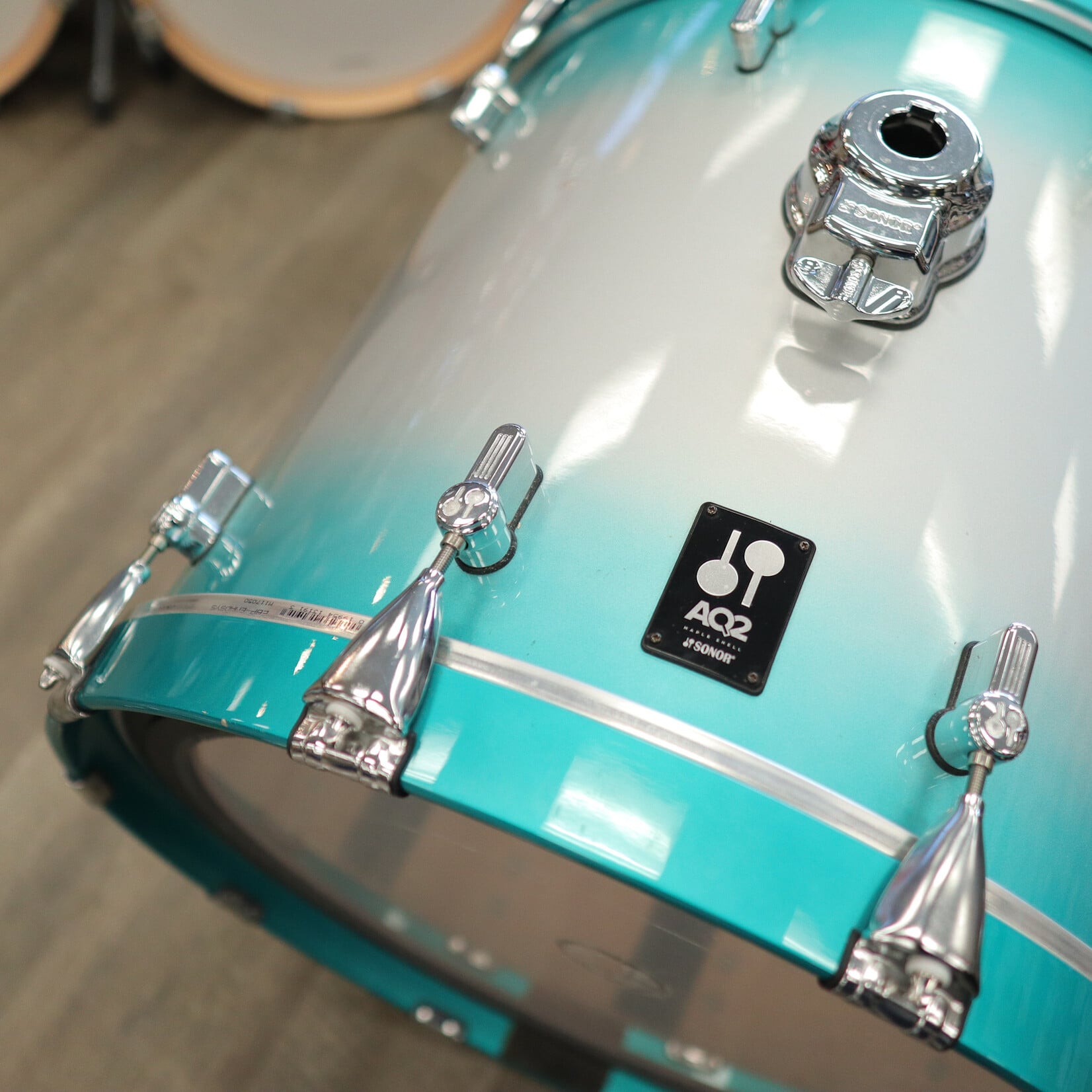 Sonor Pre-Owned Sonor AQ2 5-Piece Shell Pack 10/12/16/22/14sn (Aqua Silver Burst)
