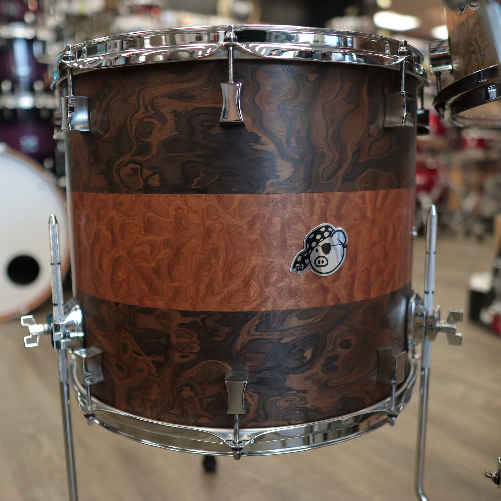 Pork Pie Pre-Owned Pork Pie Tri-Band 4-Piece Maple Shell Pack 10/12/16/22