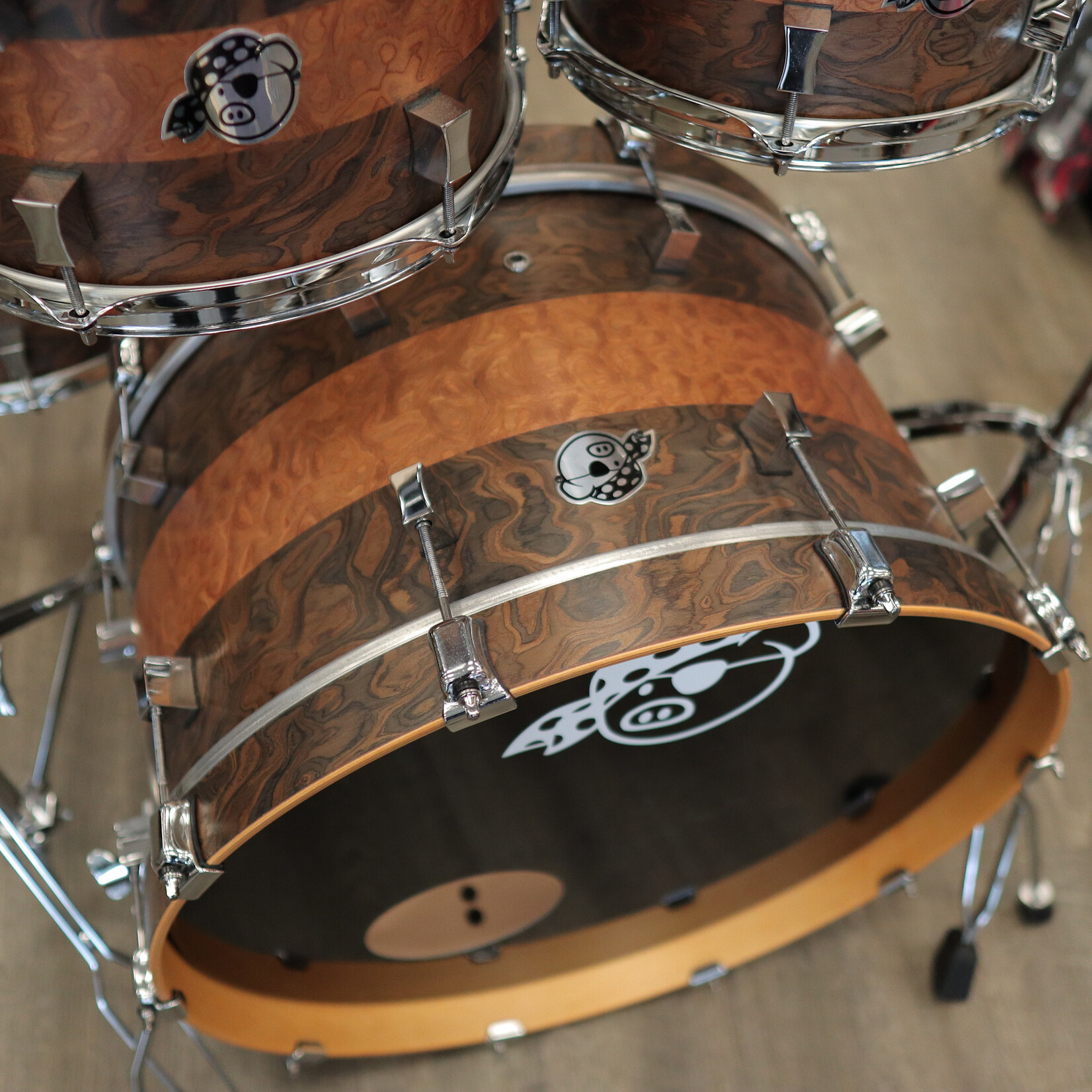 Pork Pie Pre-Owned Pork Pie Tri-Band 4-Piece Maple Shell Pack 10/12/16/22