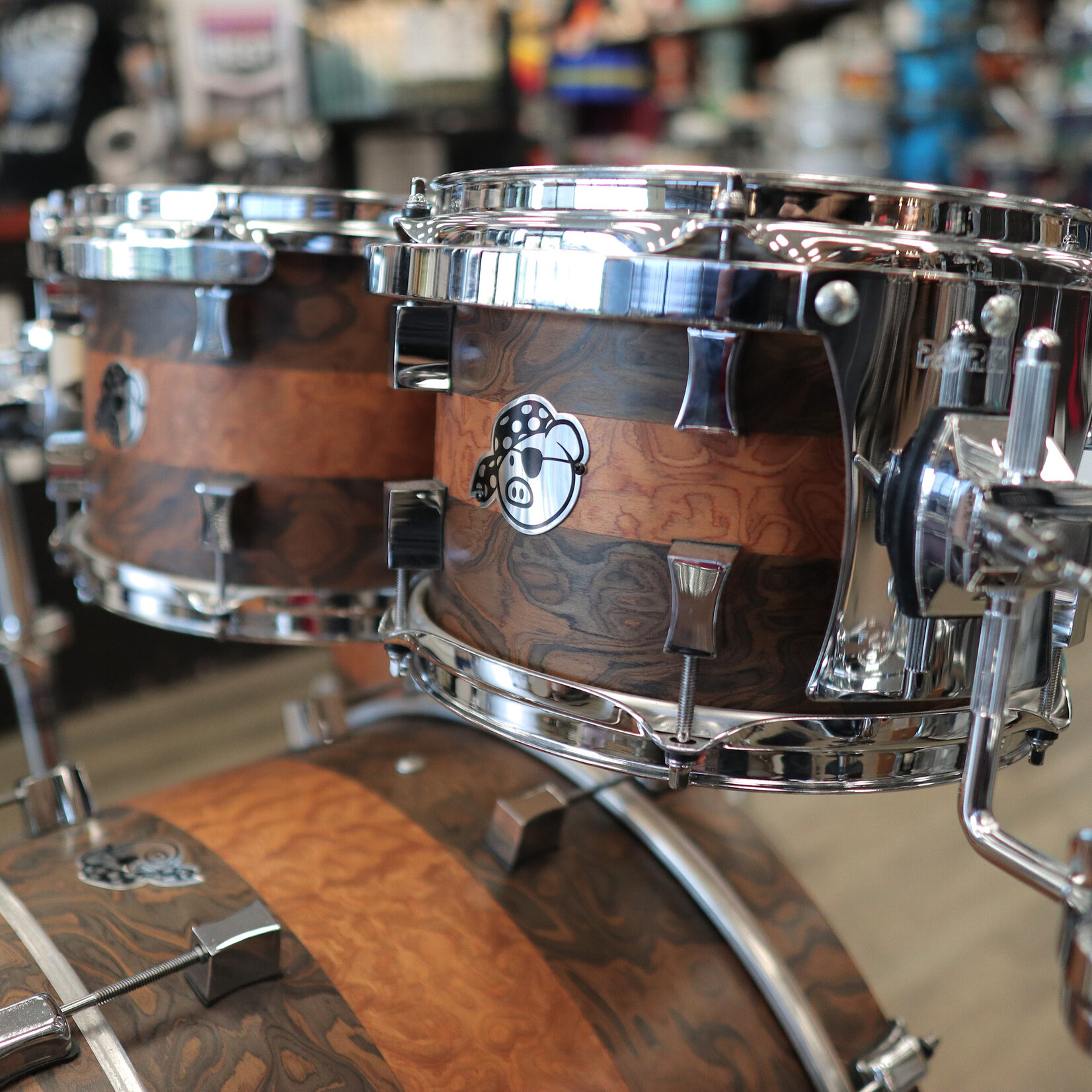Pork Pie Pre-Owned Pork Pie Tri-Band 4-Piece Maple Shell Pack 10/12/16/22