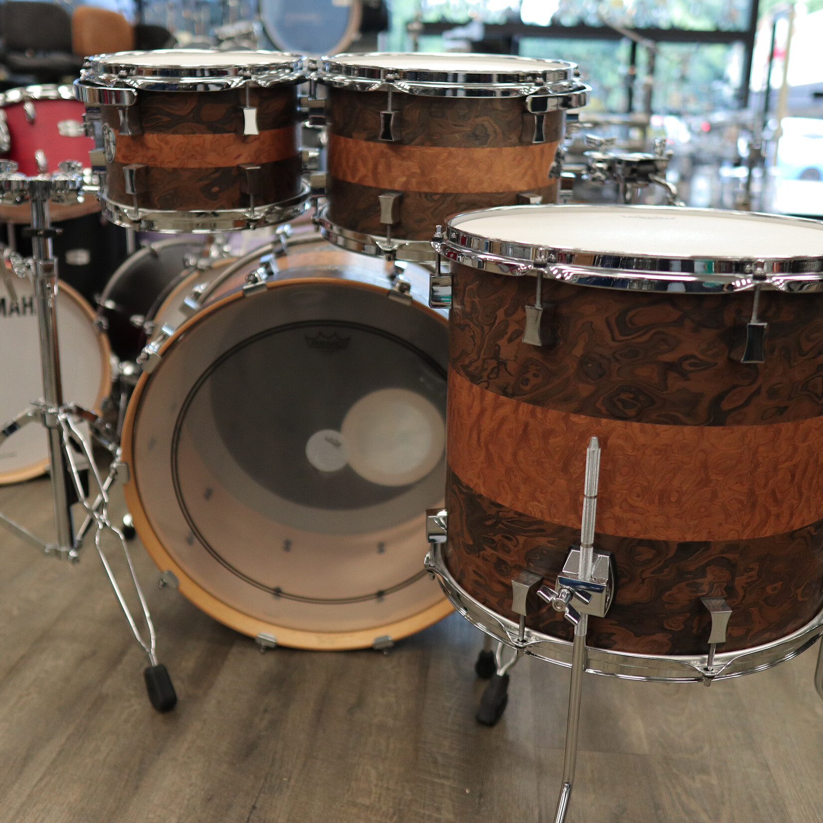 Pork Pie Pre-Owned Pork Pie Tri-Band 4-Piece Maple Shell Pack 10/12/16/22