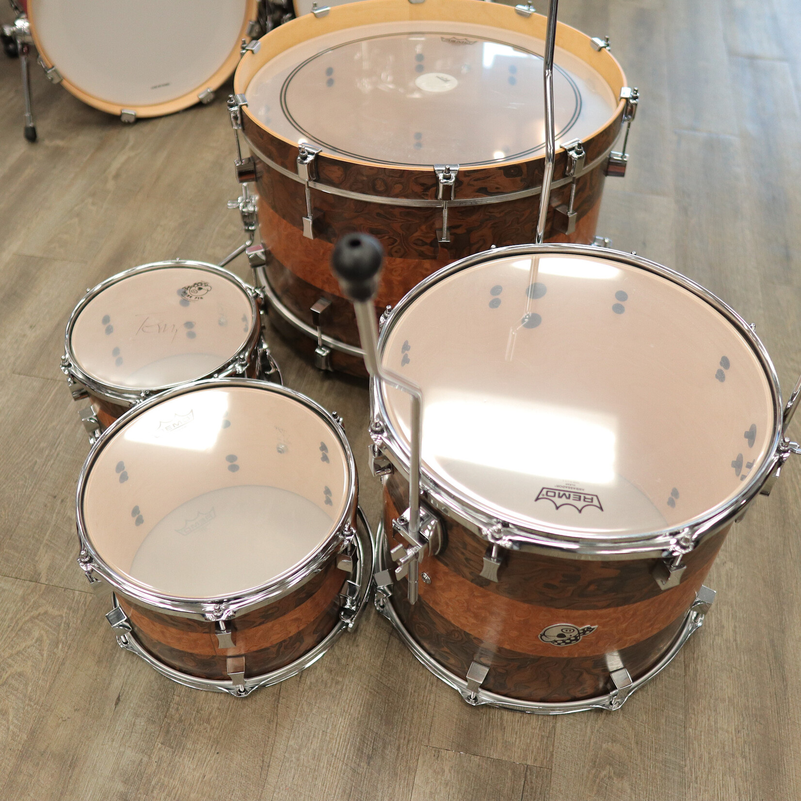 Pork Pie Pre-Owned Pork Pie Tri-Band 4-Piece Maple Shell Pack 10/12/16/22