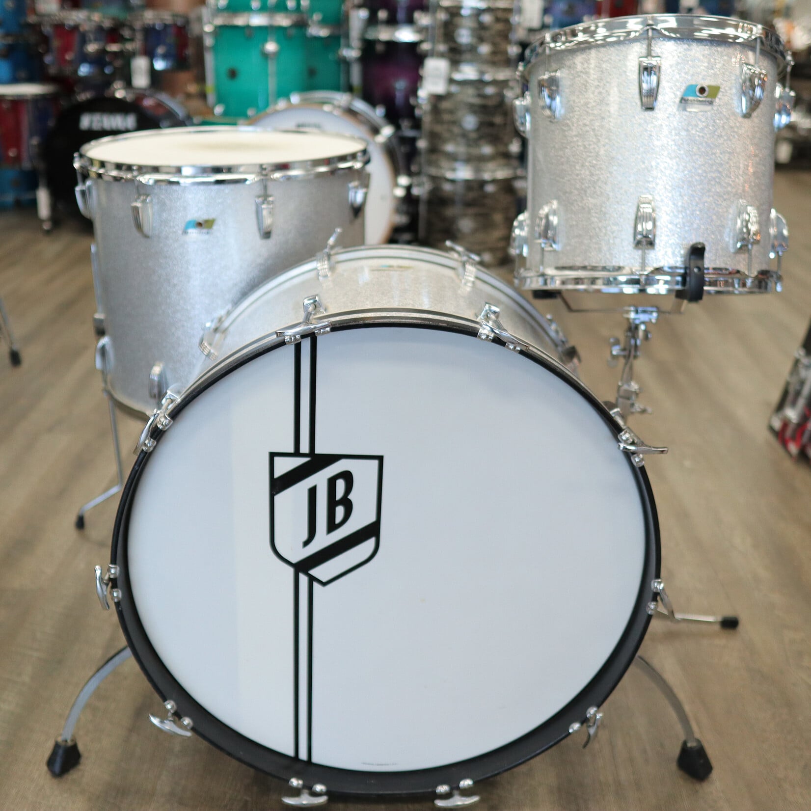 Ludwig 70s Ludwig Shell Pack 13/18/24 (Silver Sparkle)