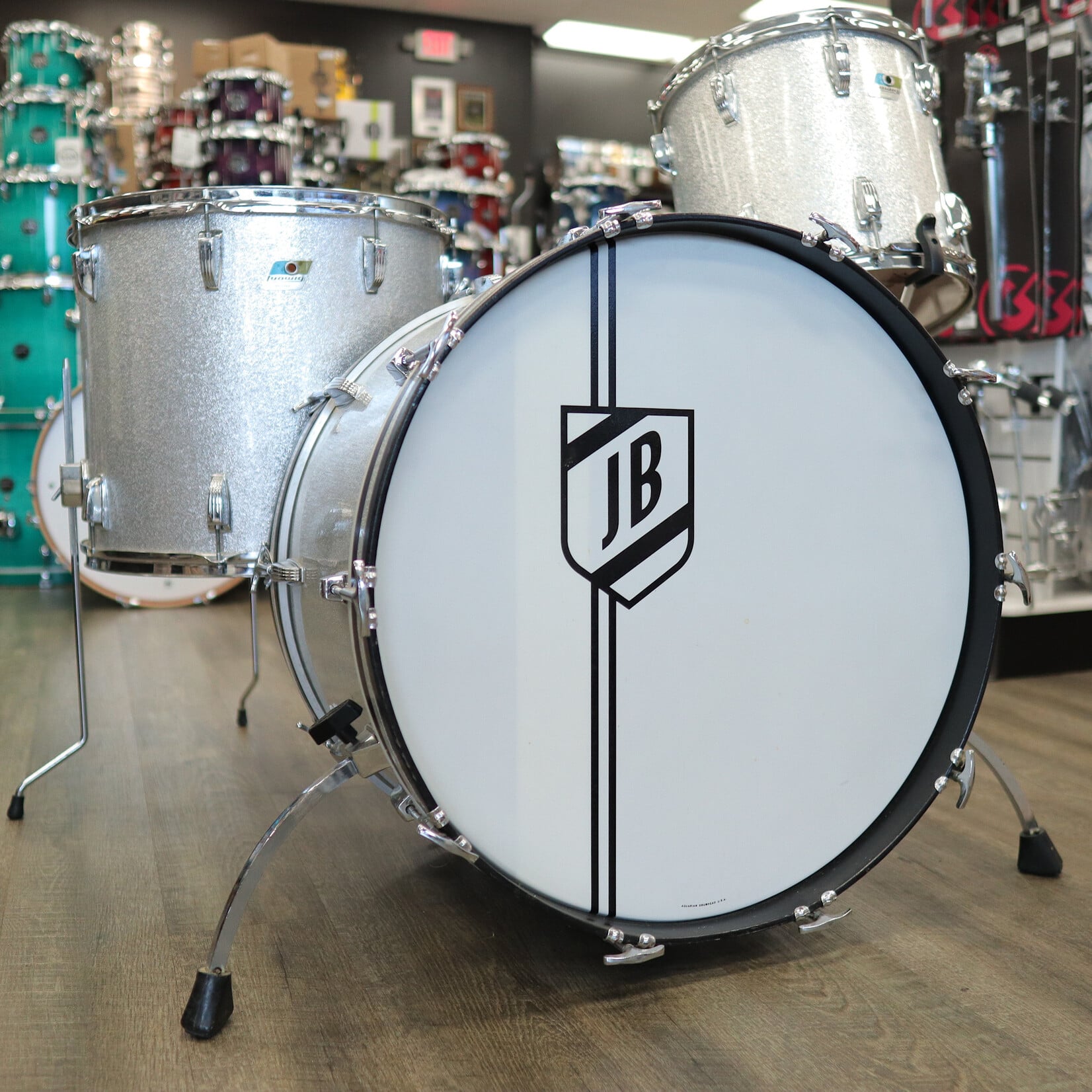 Ludwig 70s Ludwig Shell Pack 13/18/24 (Silver Sparkle)