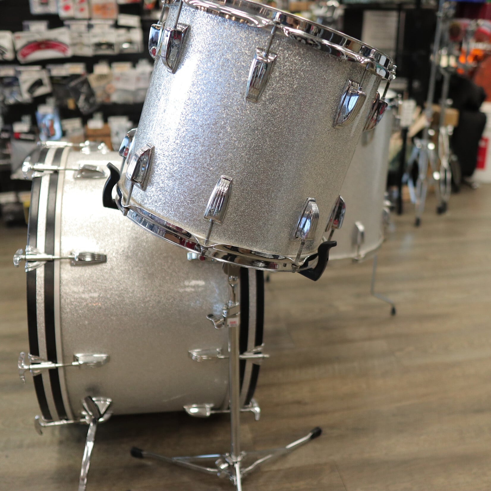 Ludwig 70s Ludwig Shell Pack 13/18/24 (Silver Sparkle)