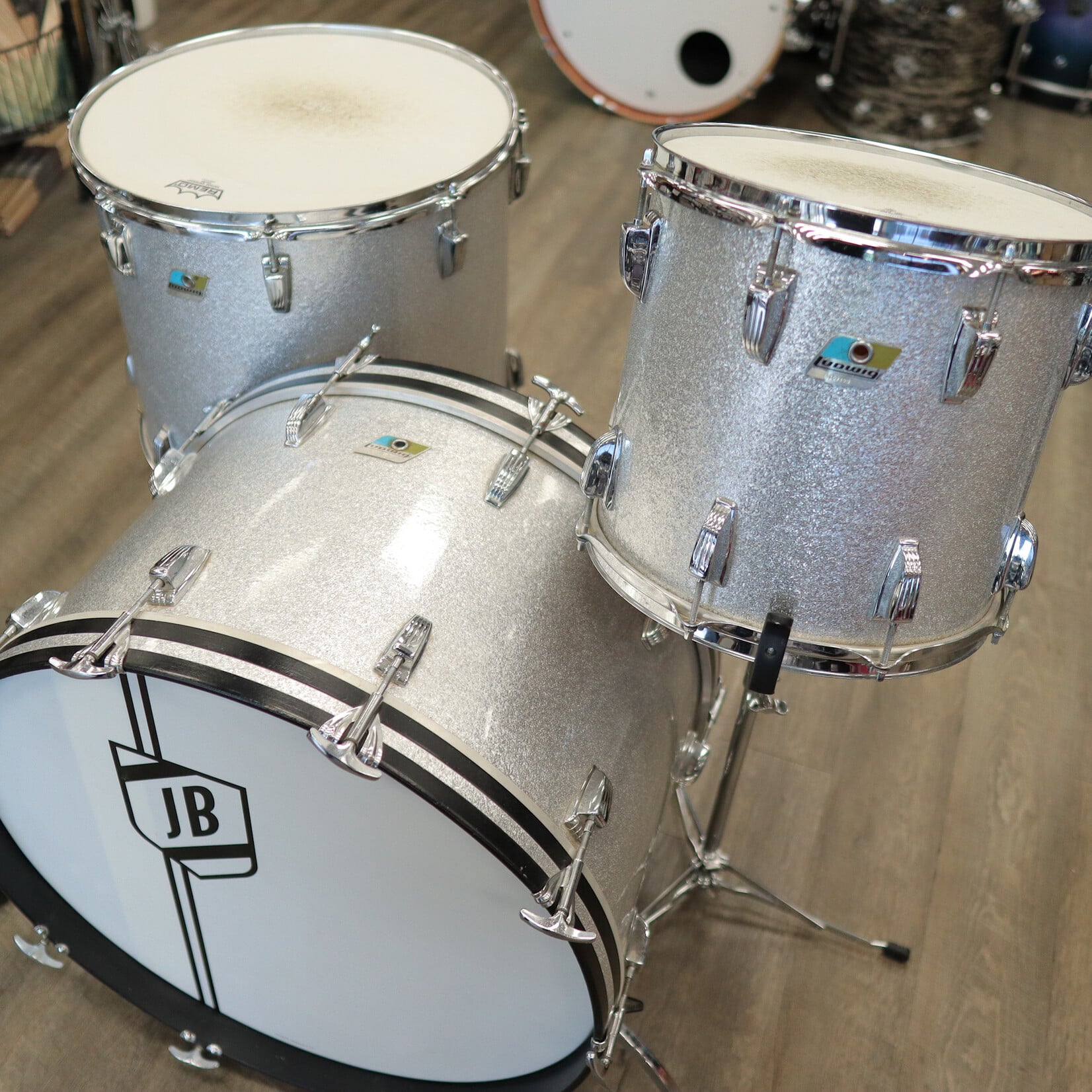 Ludwig 70s Ludwig Shell Pack 13/18/24 (Silver Sparkle)