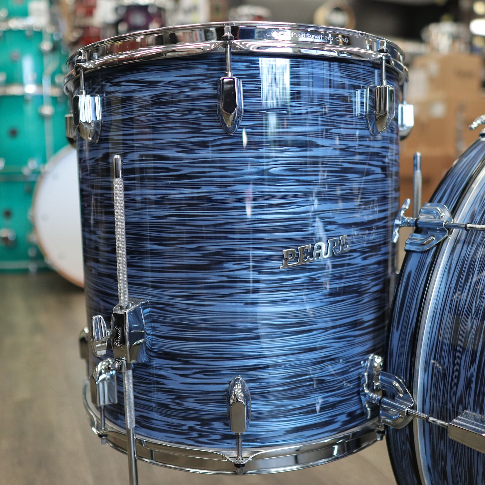Pearl Pre-Owned Pearl President Series 3-PC Shell Pack 13/16/22 (Ocean Ripple)
