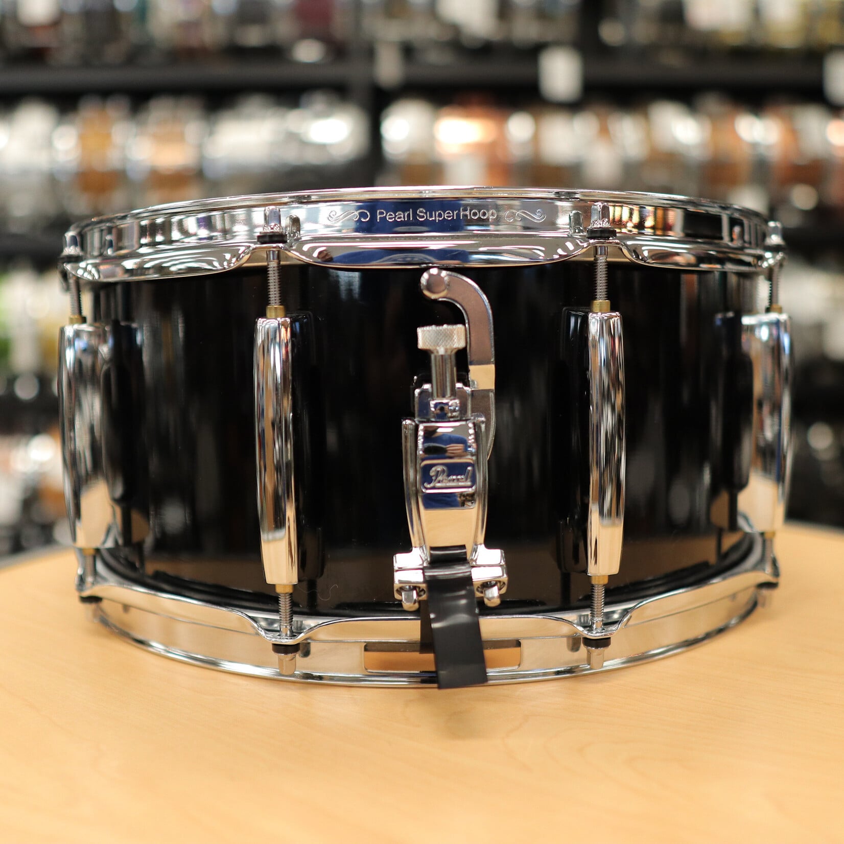 Pearl Pre-Owned Pearl Session Studio Classic 6.5x14" Snare Drum (Piano Black)