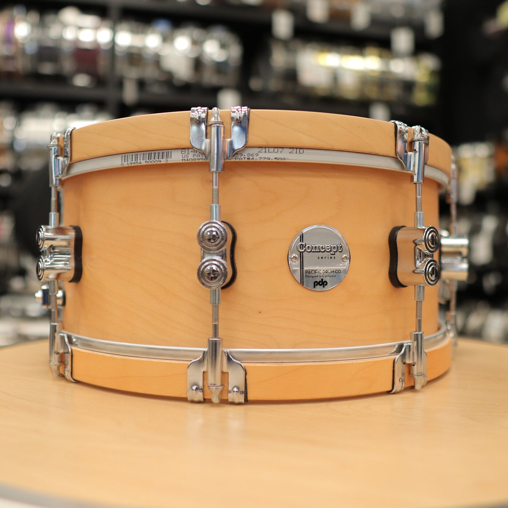 PDP Used PDP 6.5x14" Concept Maple Classic Snare Drum (Natural Finish)