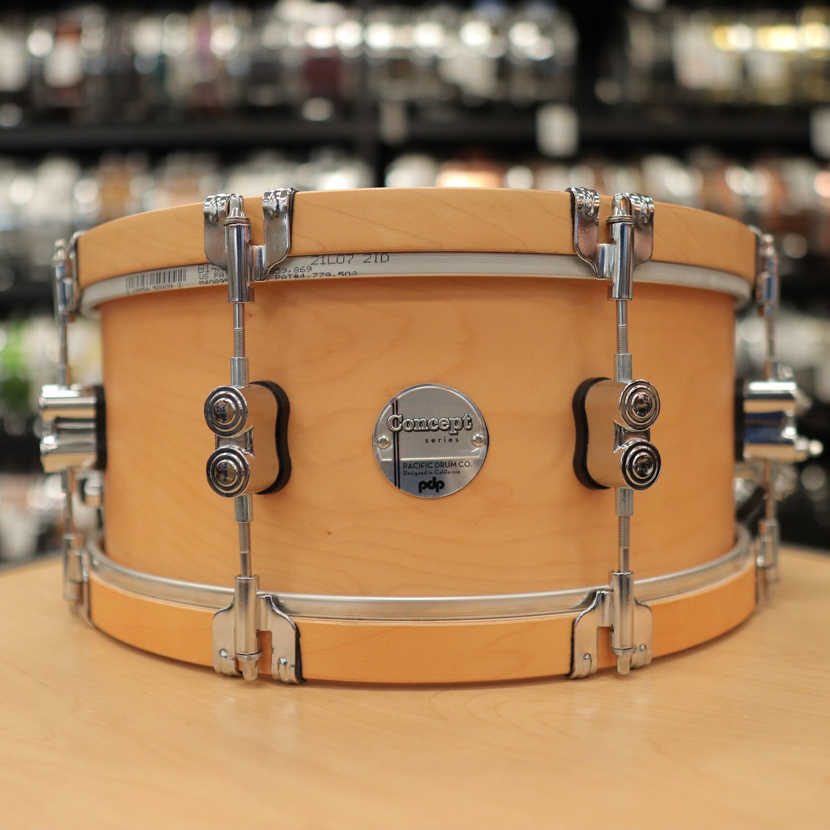 PDP Used PDP 6.5x14" Concept Maple Classic Snare Drum (Natural Finish)
