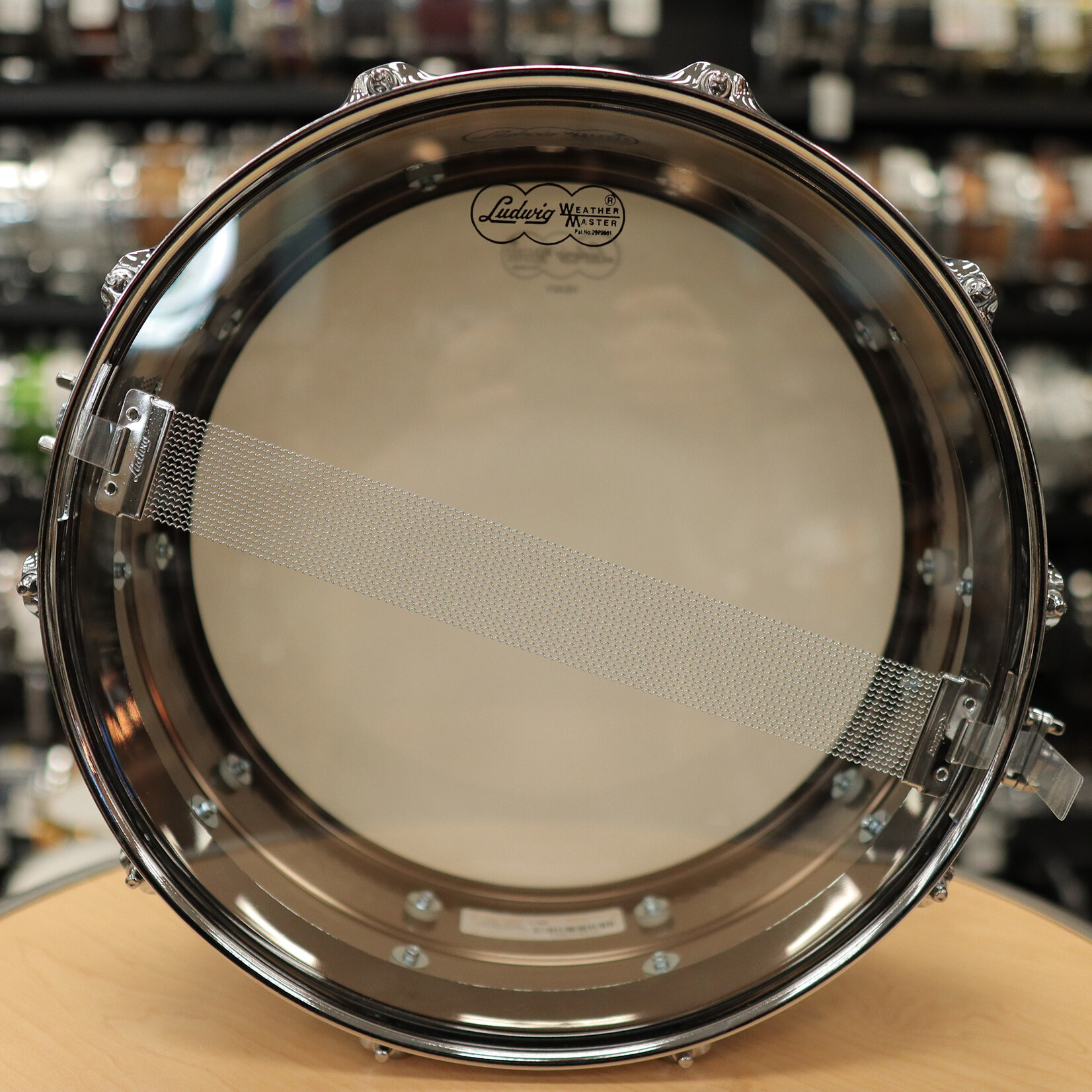 Ludwig Ludwig 5x14" Hammered Black Beauty Snare Drum with Tube Lugs (B-Stock) LB416KTB