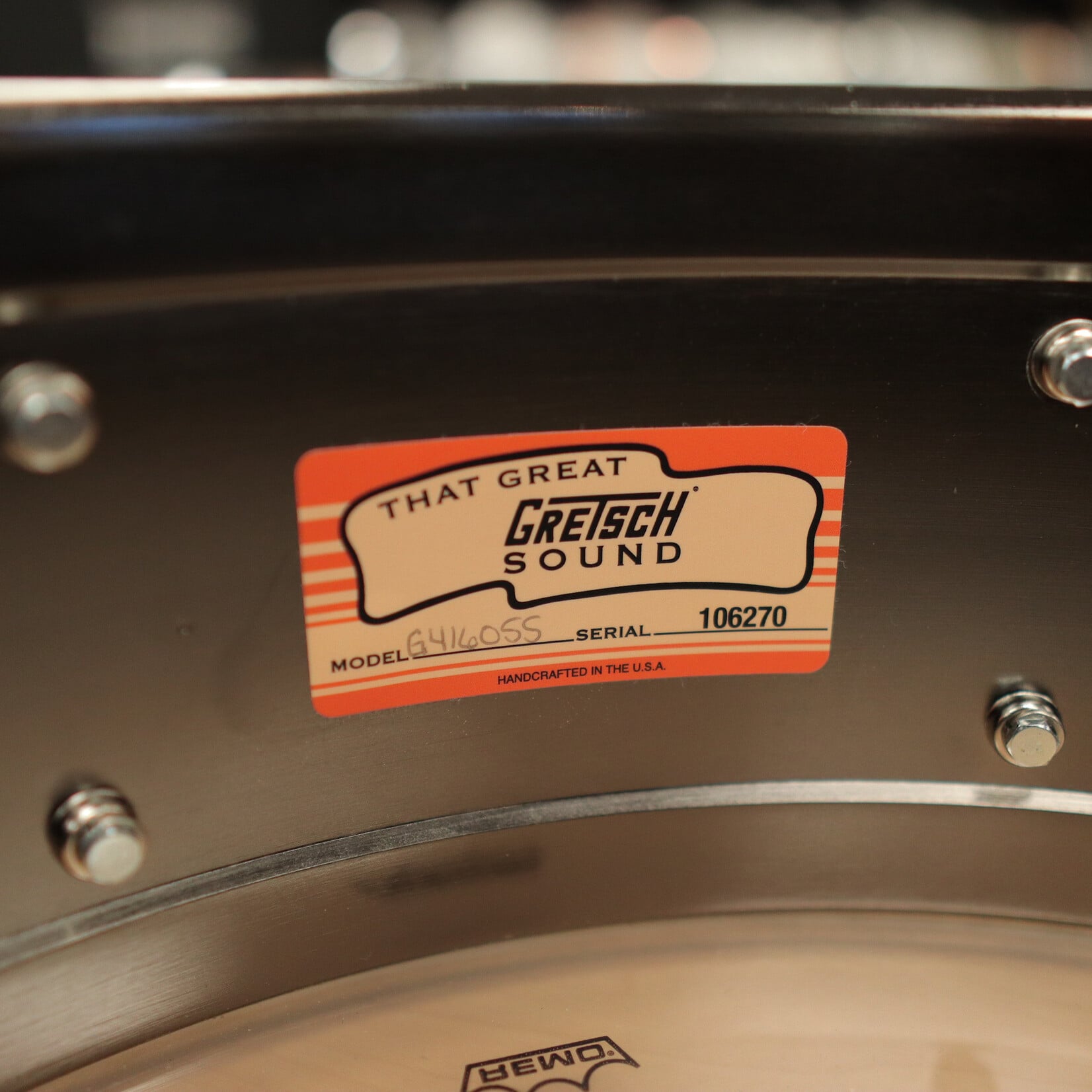 Gretsch Pre-Owned Gretsch USA 5x14" Solid Steel Snare Drum G4160SS