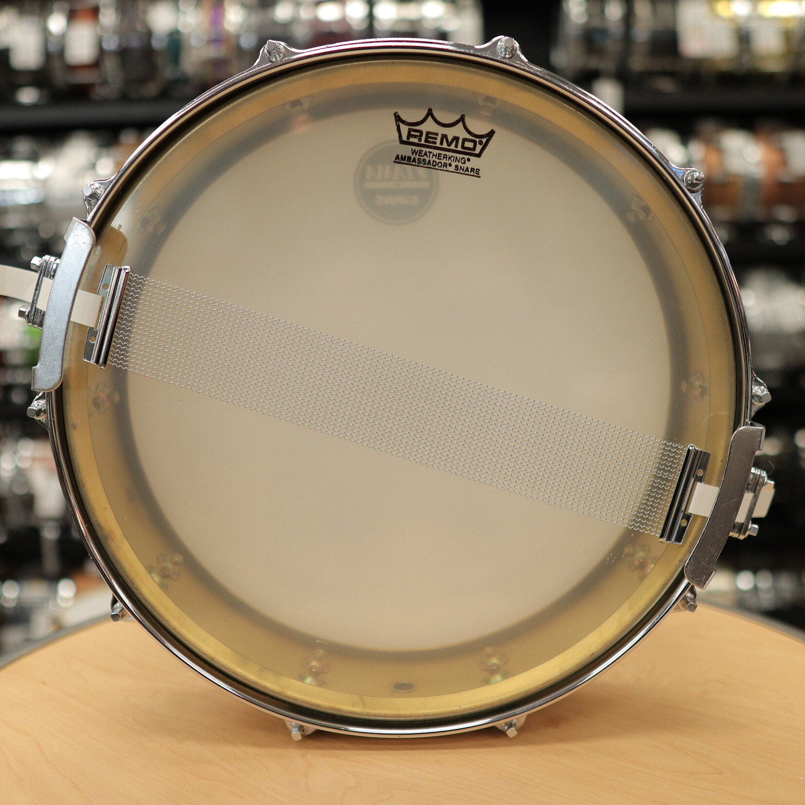 YAMAHA 90s Yamaha 3.5x14" Brass Piccolo Snare Drum w/ Die-Cast Hoops SD-4103