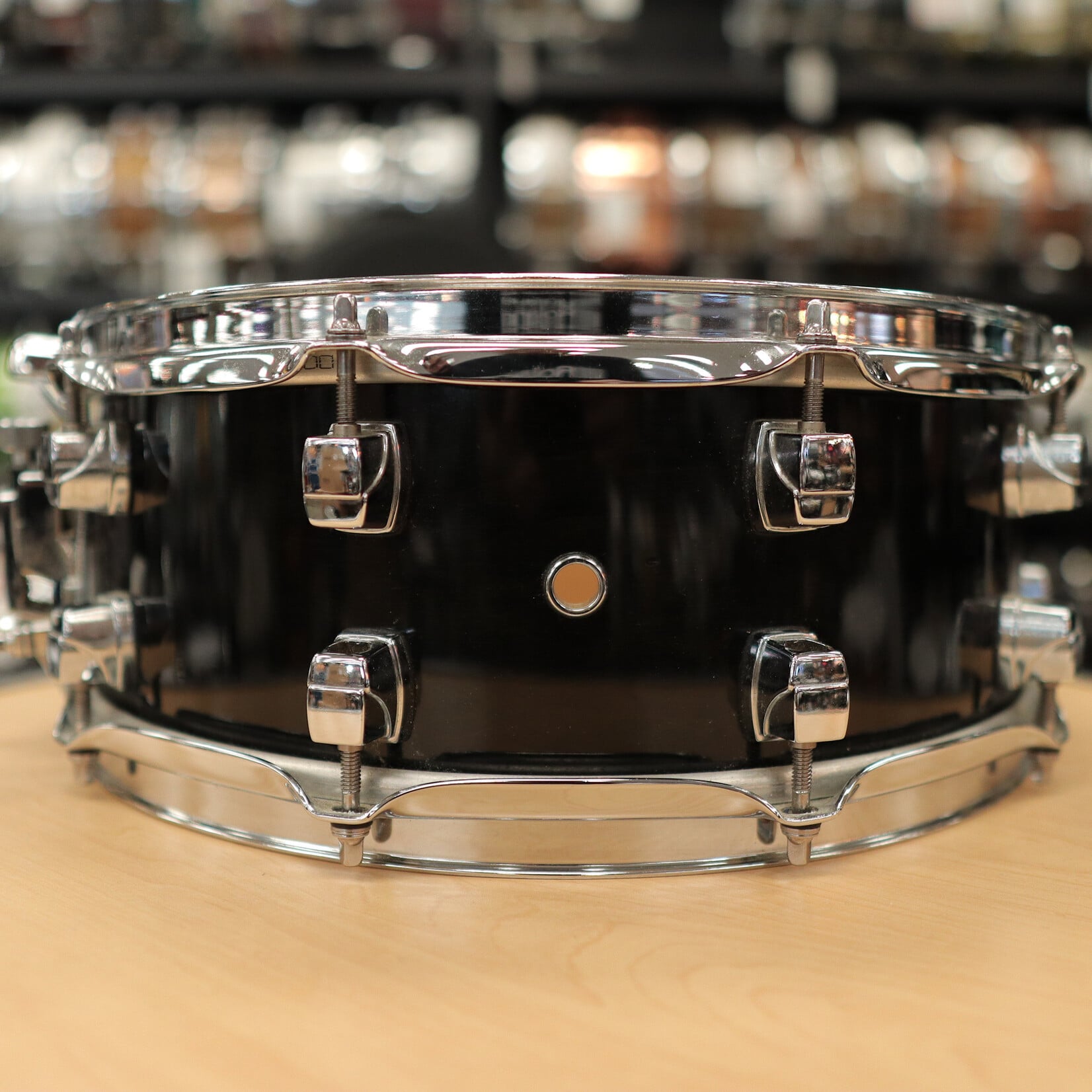 YAMAHA Pre-Owned Yamaha Sensitive Series 5.5x14" Maple Snare Drum MSD-1455 (MIJ) - Black Maple