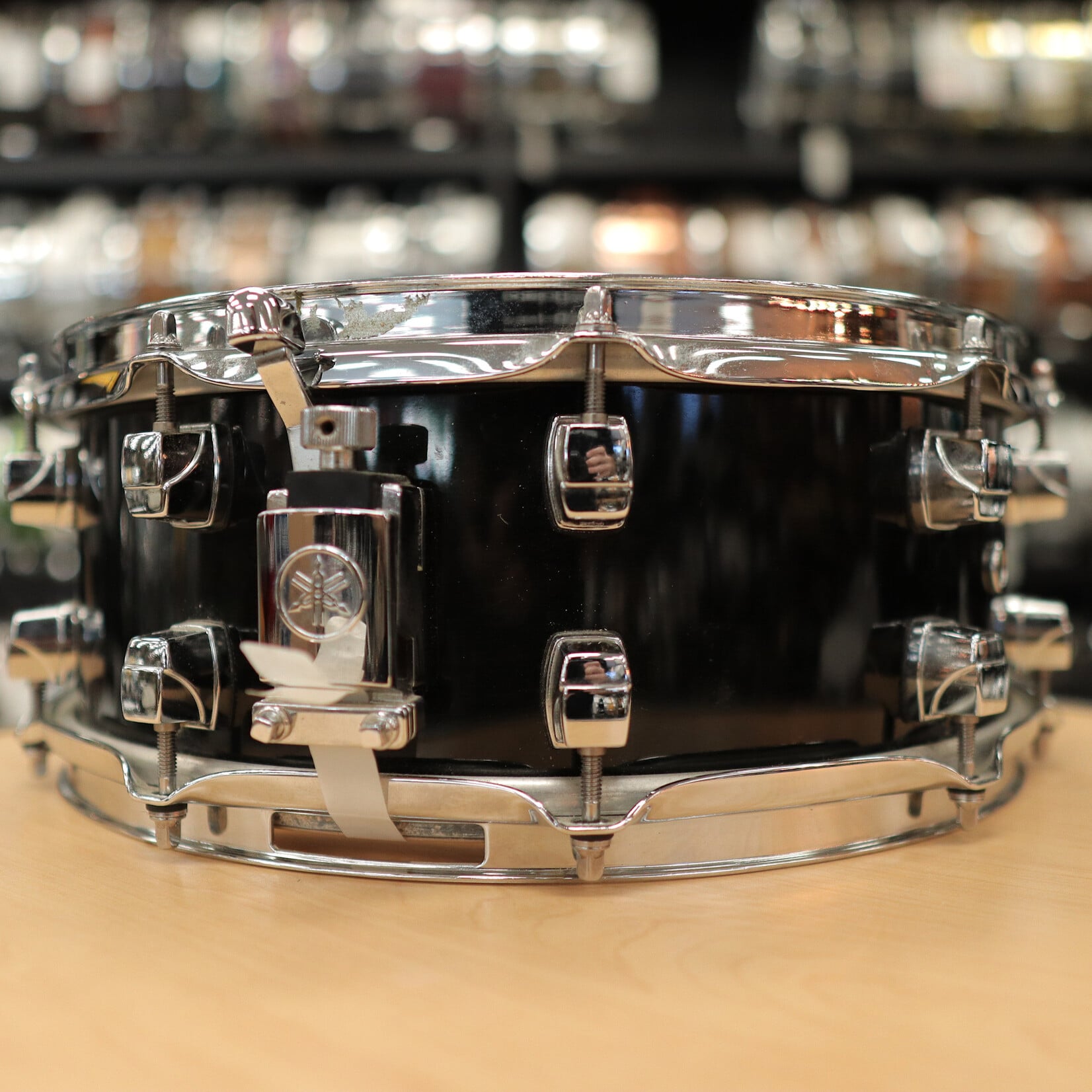 YAMAHA Pre-Owned Yamaha Sensitive Series 5.5x14" Maple Snare Drum MSD-1455 (MIJ) - Black Maple