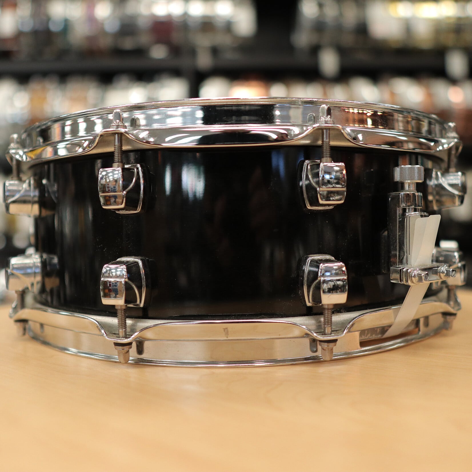 YAMAHA Pre-Owned Yamaha Sensitive Series 5.5x14" Maple Snare Drum MSD-1455 (MIJ) - Black Maple