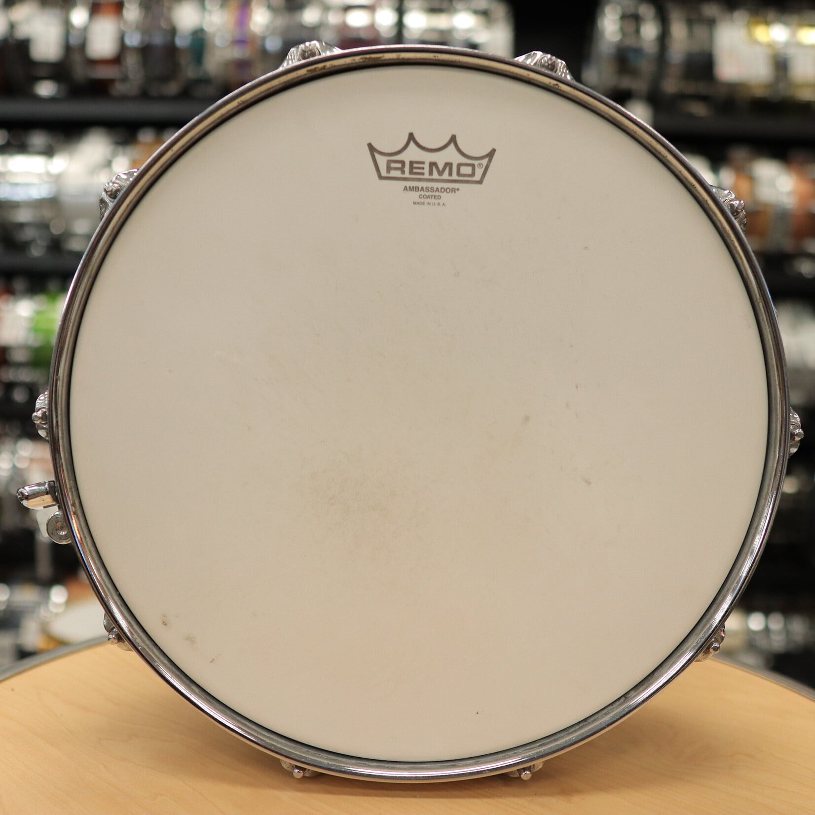 YAMAHA Pre-Owned Yamaha Sensitive Series 5.5x14" Maple Snare Drum MSD-1455 (MIJ) - Black Maple
