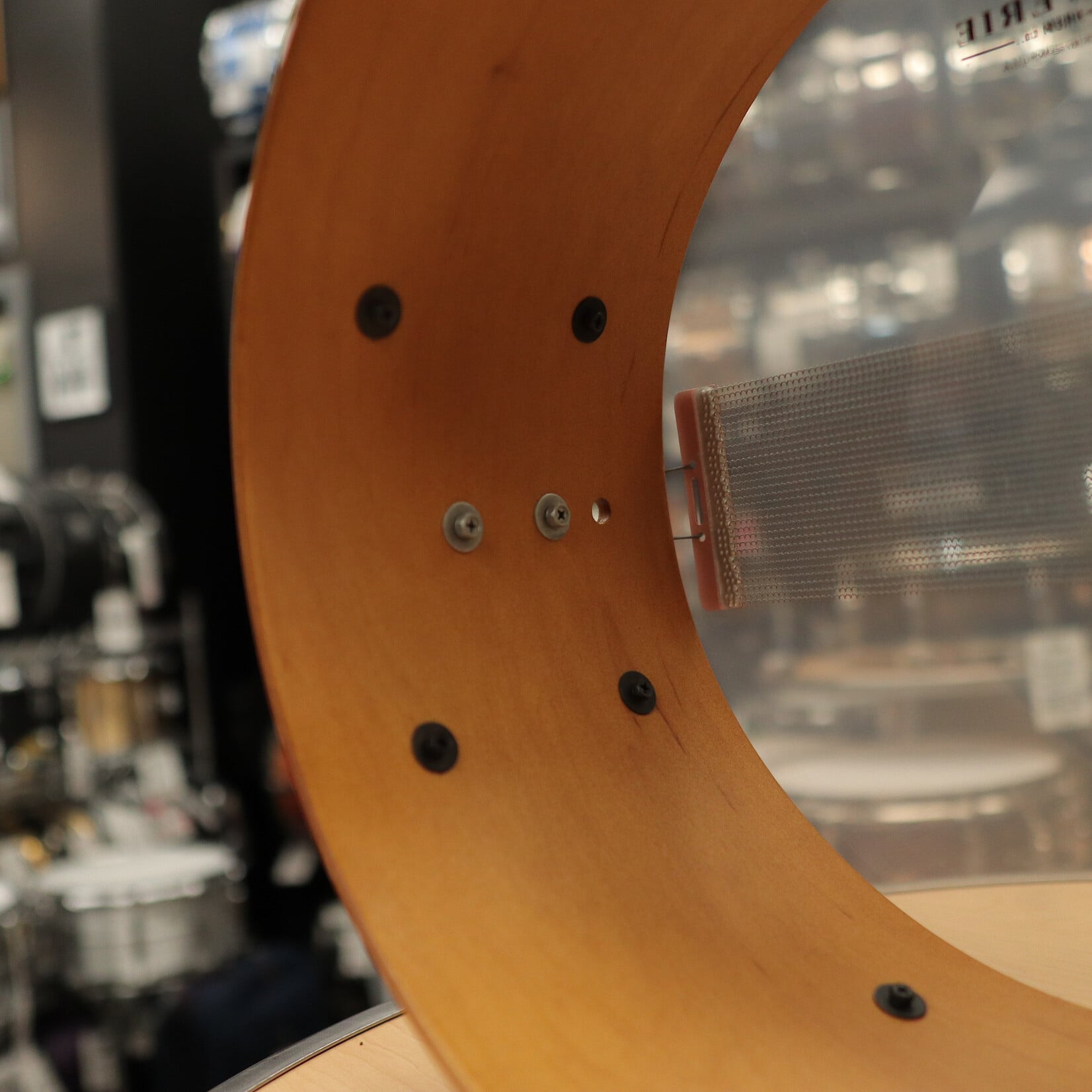 Reverie Pre-Owned Reverie Drum Co. 7x14" Birdseye Maple Snare Drum (Honey Maple)