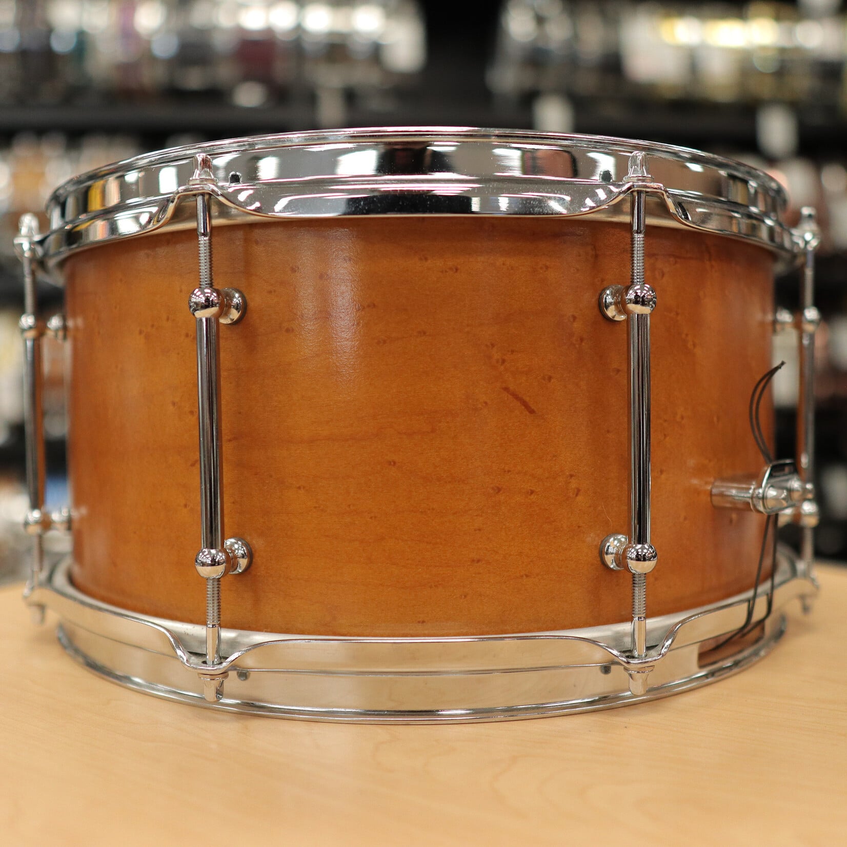 Reverie Pre-Owned Reverie Drum Co. 7x14" Birdseye Maple Snare Drum (Honey Maple)