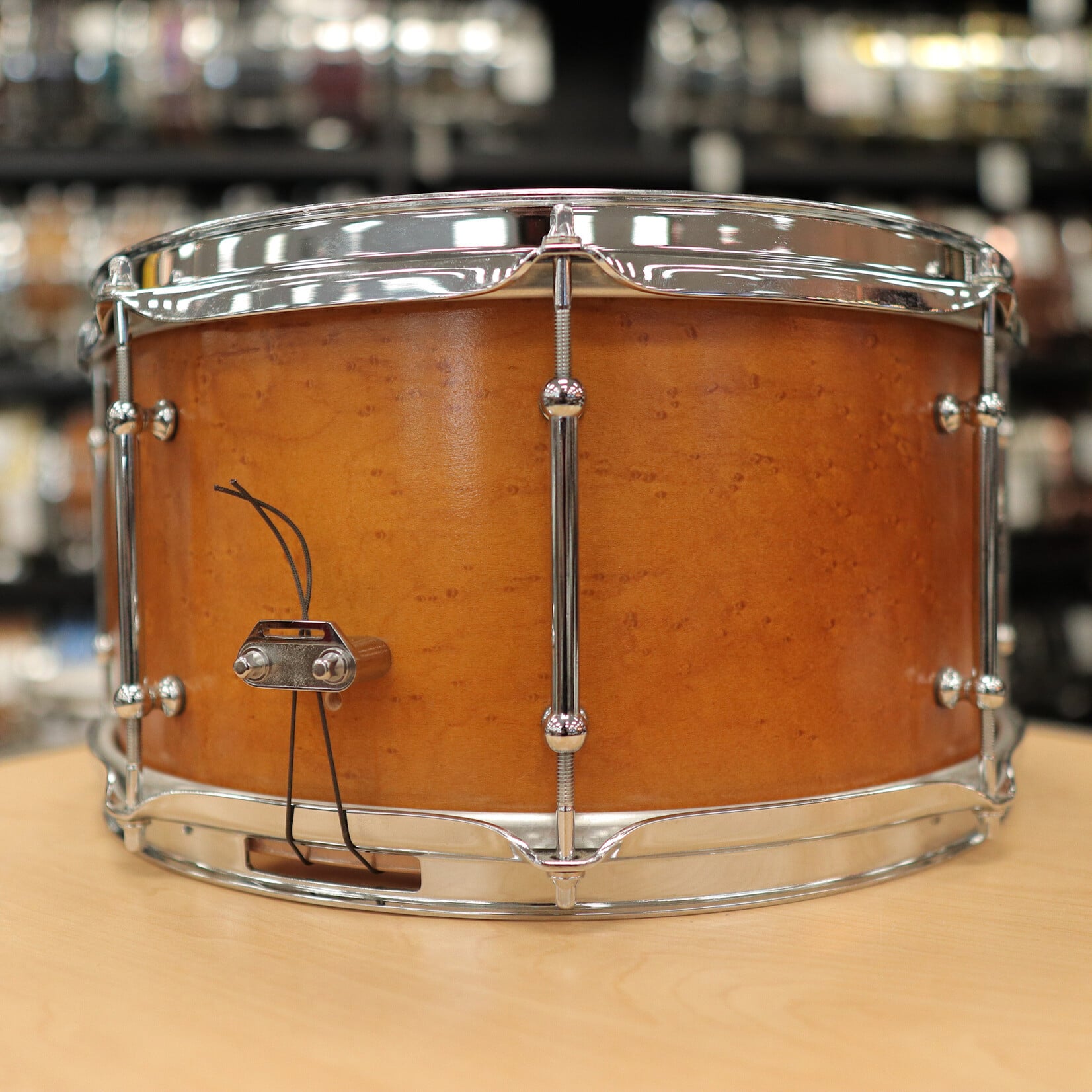 Reverie Pre-Owned Reverie Drum Co. 7x14" Birdseye Maple Snare Drum (Honey Maple)