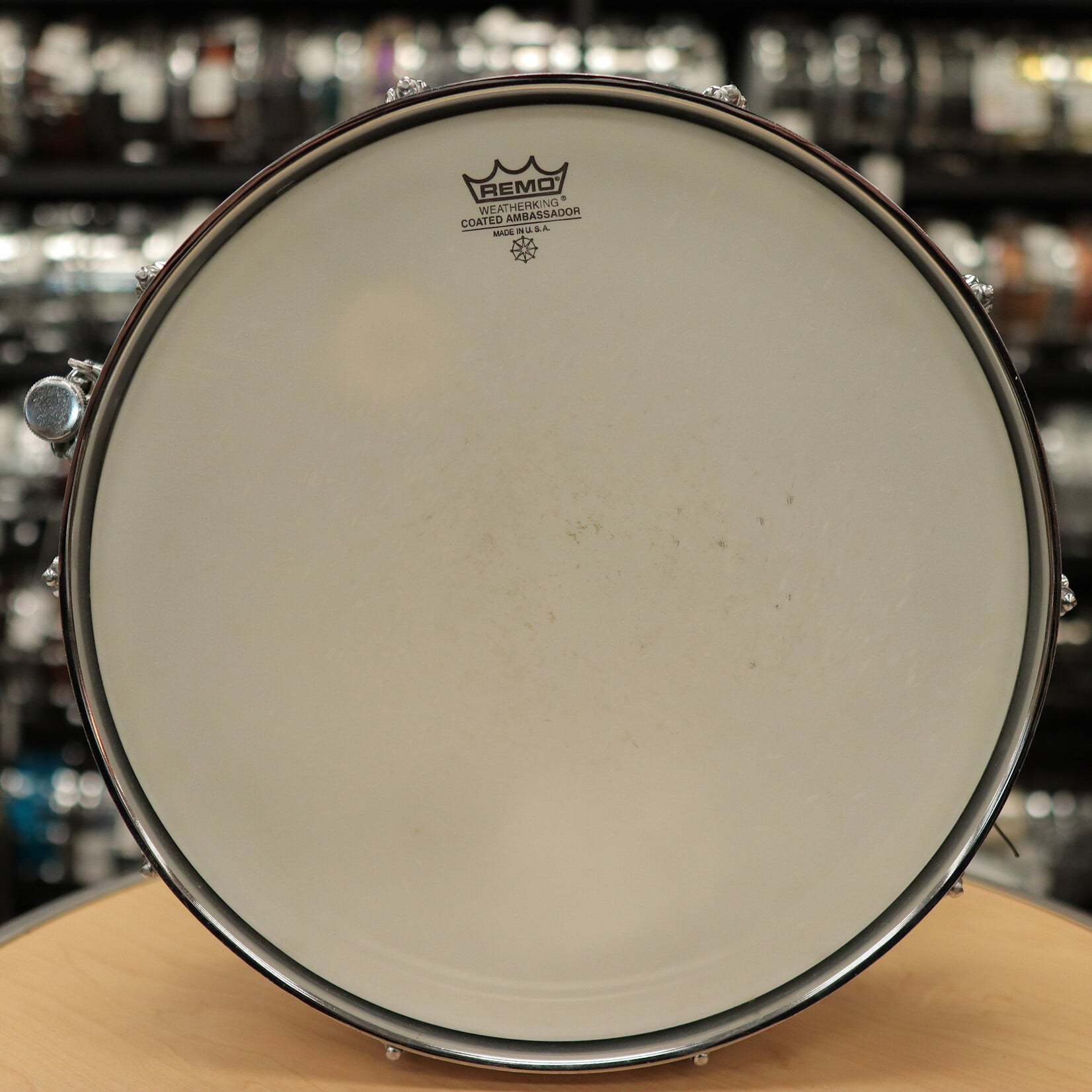 Rogers Pre-Owned Rogers 5x14" "Big R" Dynasonic Chrome over Brass Snare Drum