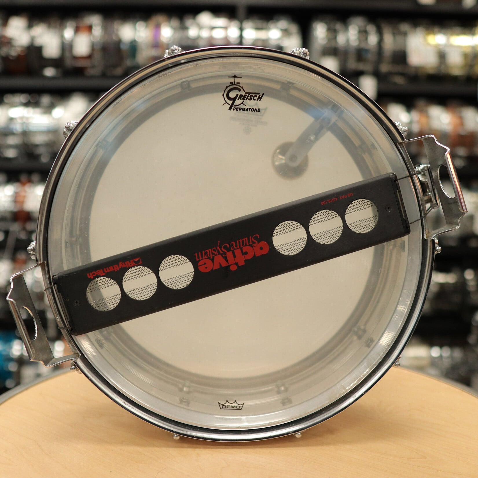 Rogers Pre-Owned Rogers 5x14" "Big R" Dynasonic Chrome over Brass Snare Drum
