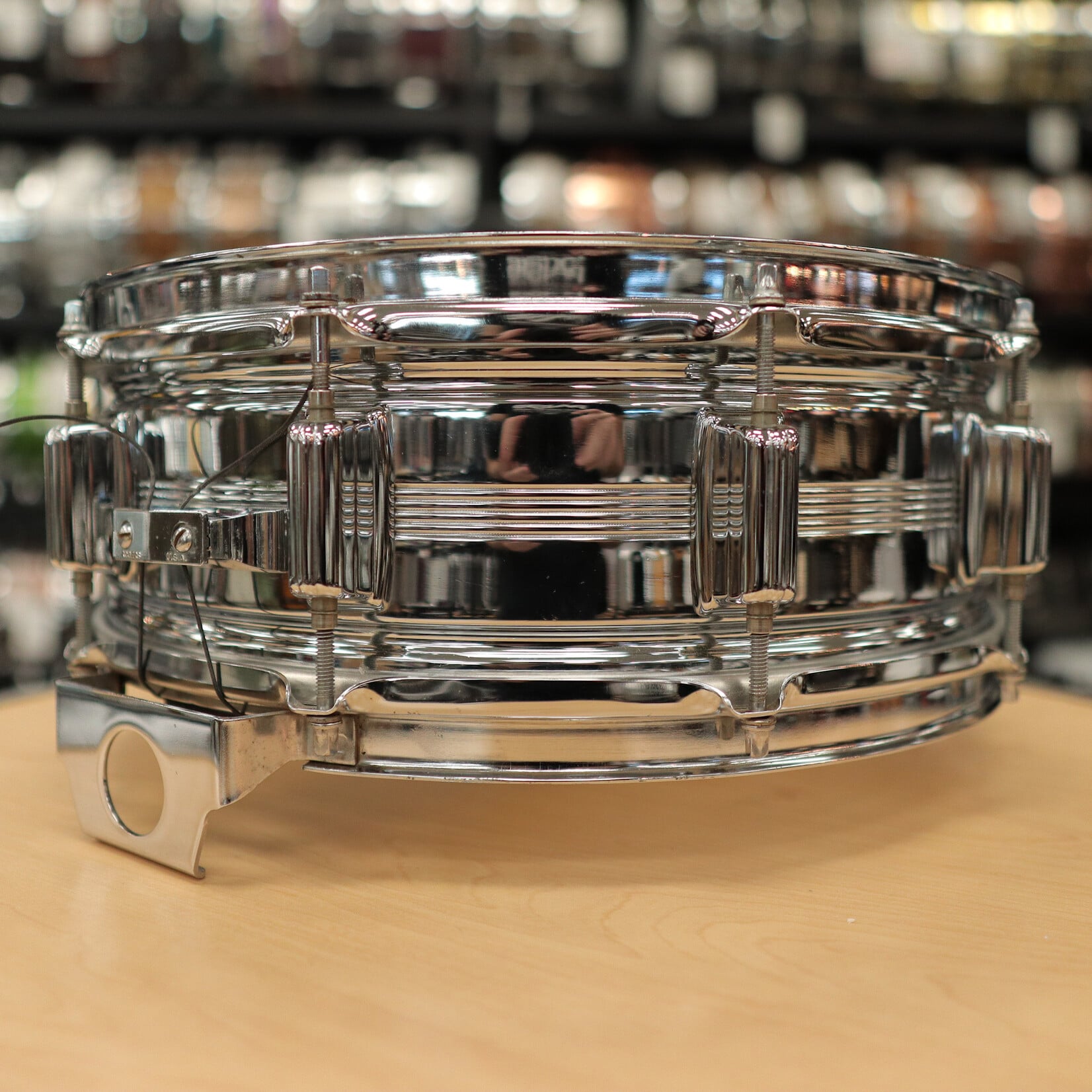 Rogers Pre-Owned Rogers 5x14" "Big R" Dynasonic Chrome over Brass Snare Drum