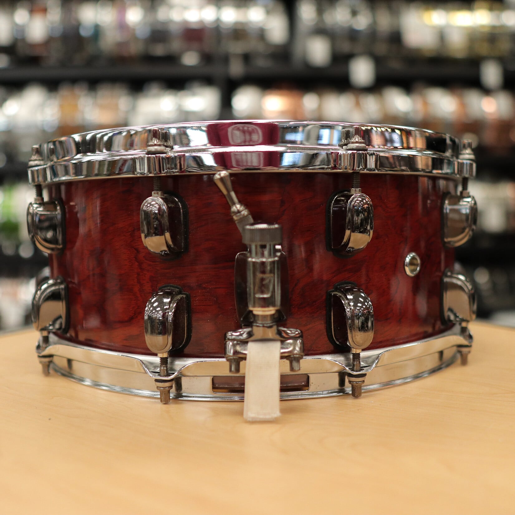 Tama Pre-Owned Tama S.L.P. 6x14" G-Bubinga Snare Drum 12-Ply LGB146NQB (Natural Quilted Bubinga)