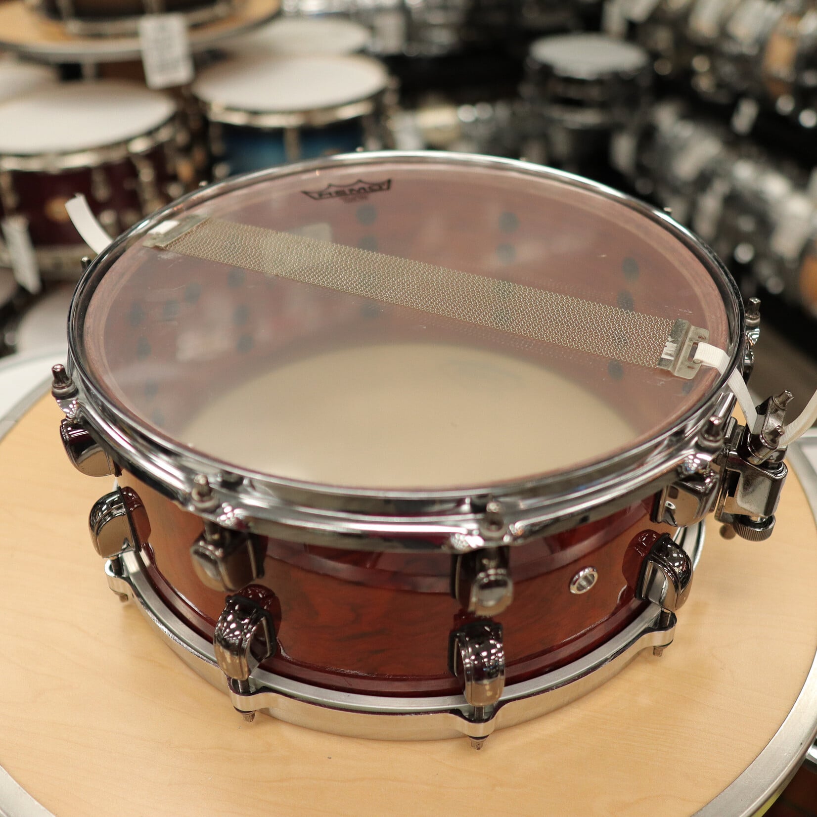 Tama Pre-Owned Tama S.L.P. 6x14" G-Bubinga Snare Drum 12-Ply LGB146NQB (Natural Quilted Bubinga)