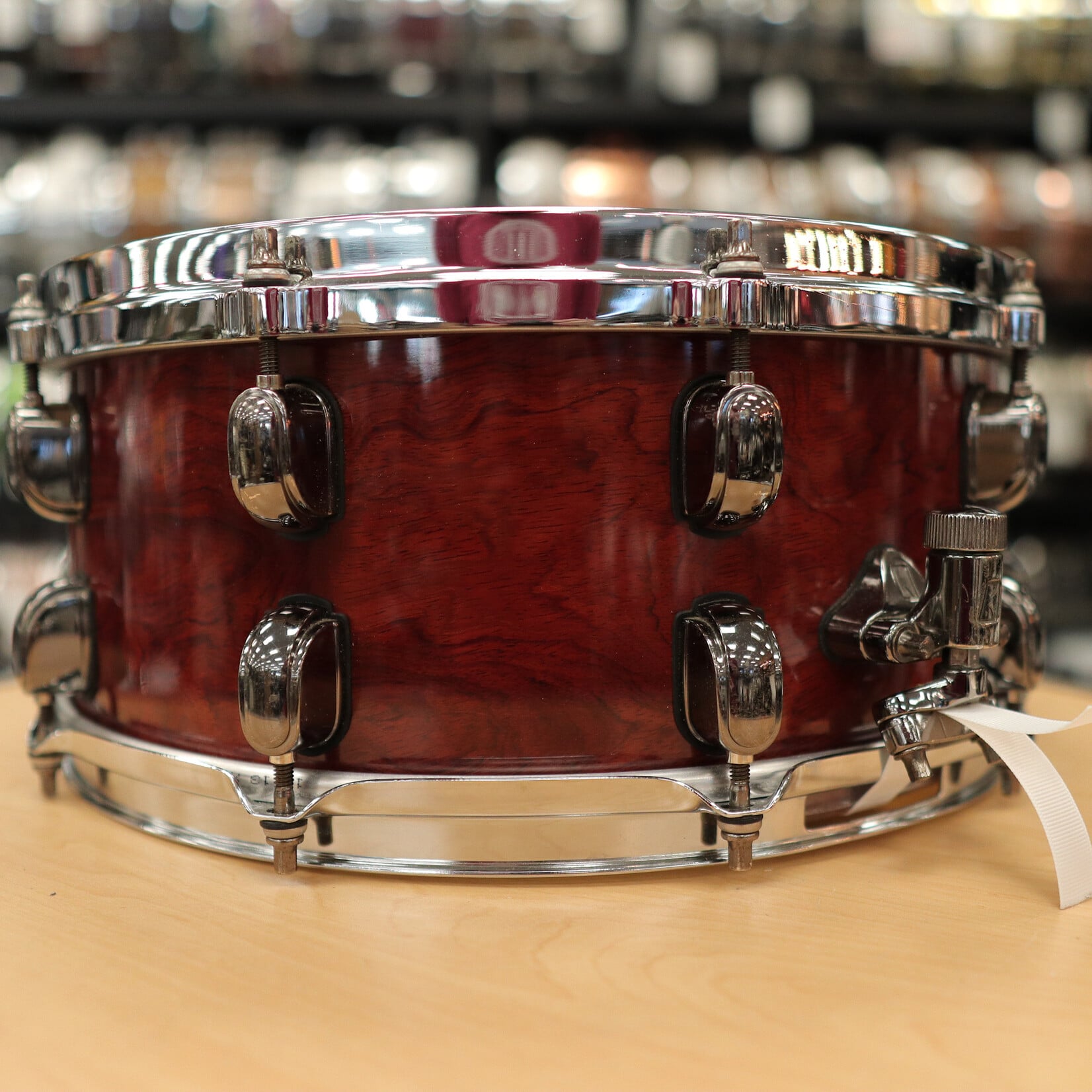 Tama Pre-Owned Tama S.L.P. 6x14" G-Bubinga Snare Drum 12-Ply LGB146NQB (Natural Quilted Bubinga)
