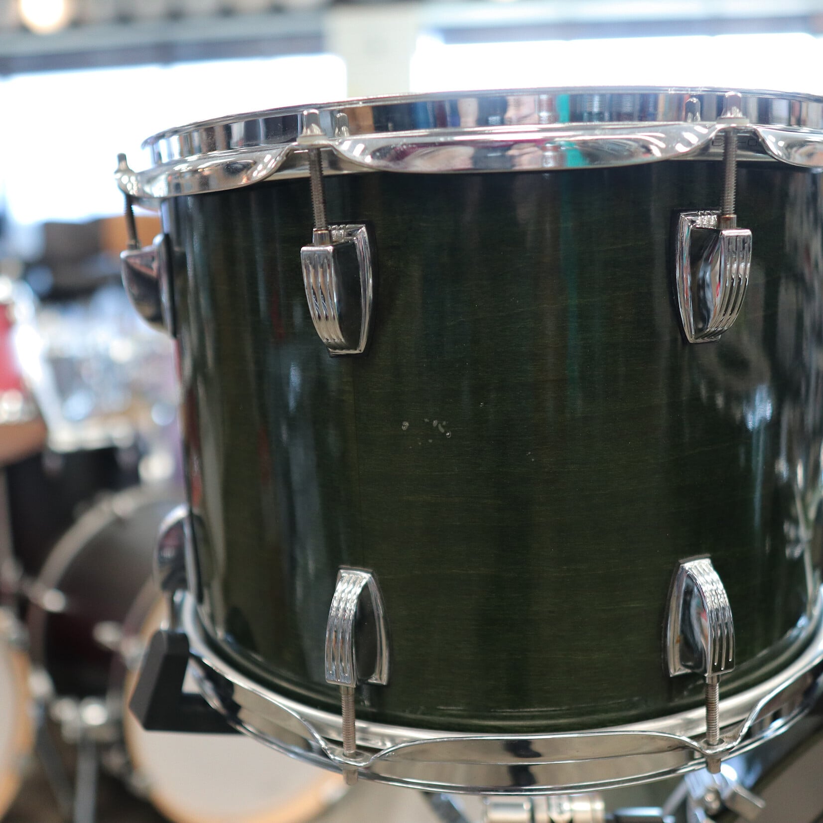 Ludwig Pre-Owned Ludwig Classic Maple 3-PC Shell Pack 14/16/24 (Green Lacquer)