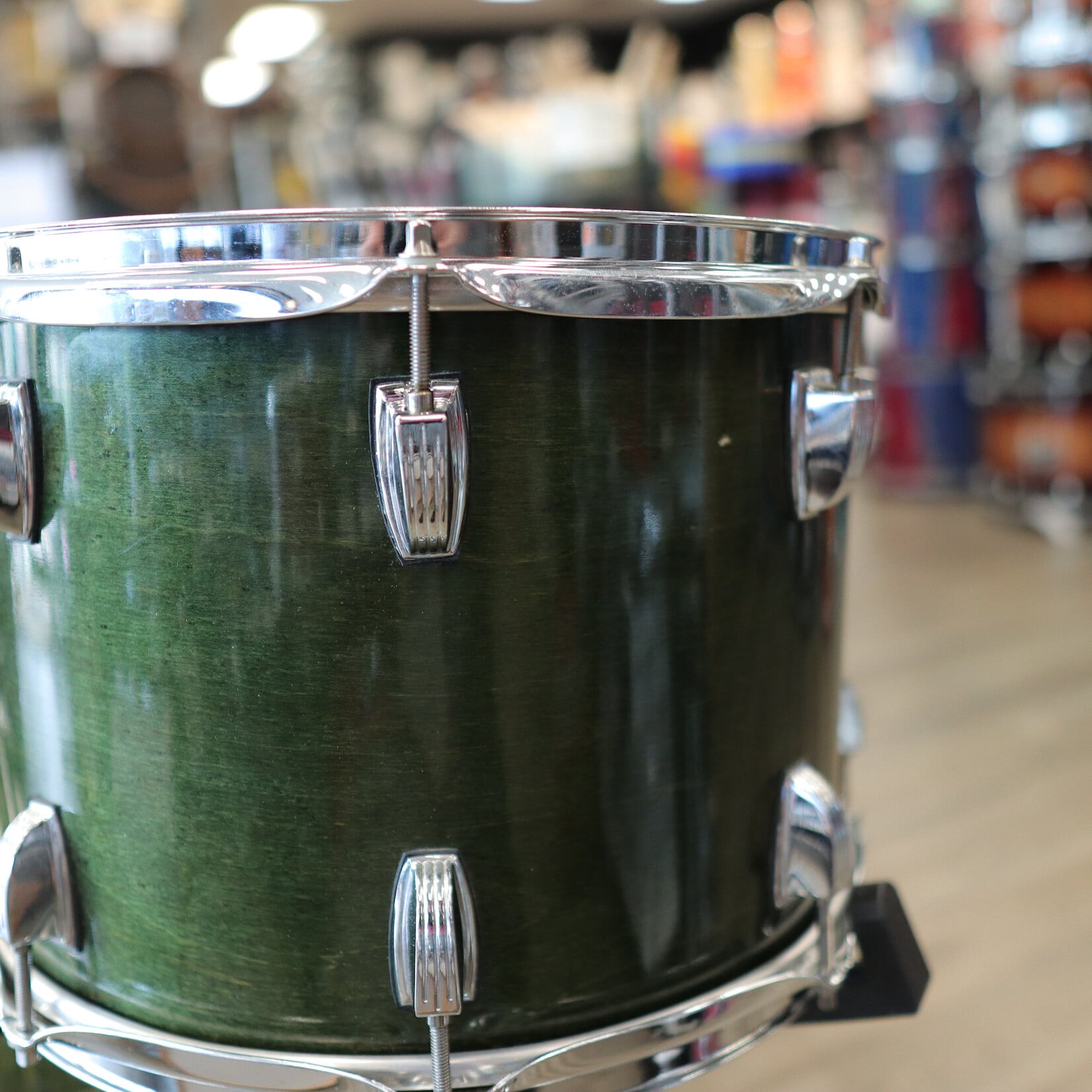 Ludwig Pre-Owned Ludwig Classic Maple 3-PC Shell Pack 14/16/24 (Green Lacquer)