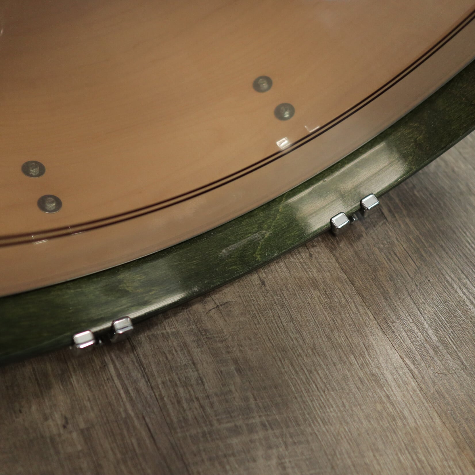 Ludwig Pre-Owned Ludwig Classic Maple 3-PC Shell Pack 14/16/24 (Green Lacquer)
