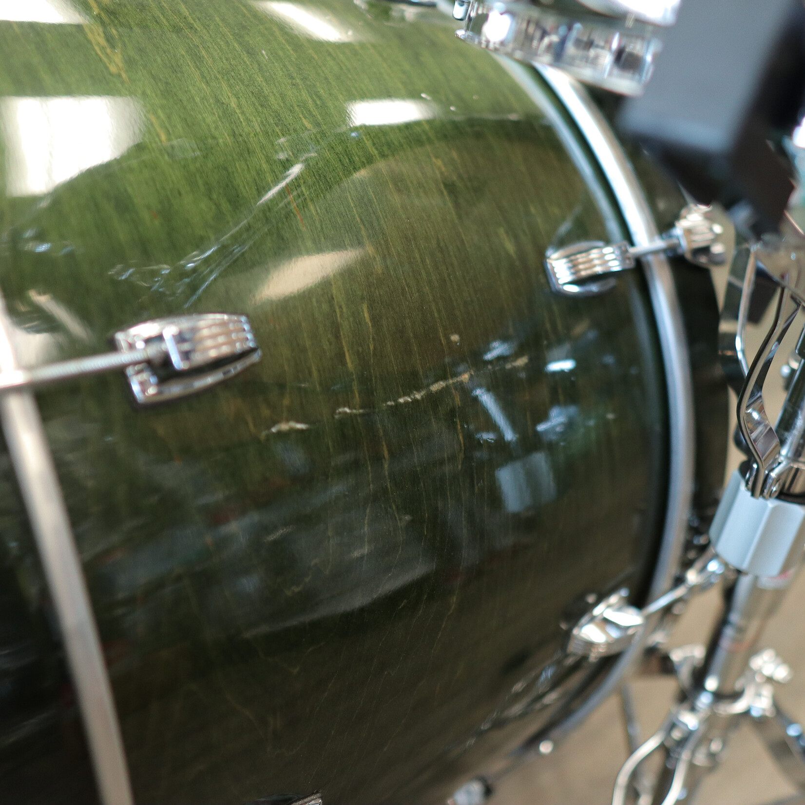 Ludwig Pre-Owned Ludwig Classic Maple 3-PC Shell Pack 14/16/24 (Green Lacquer)