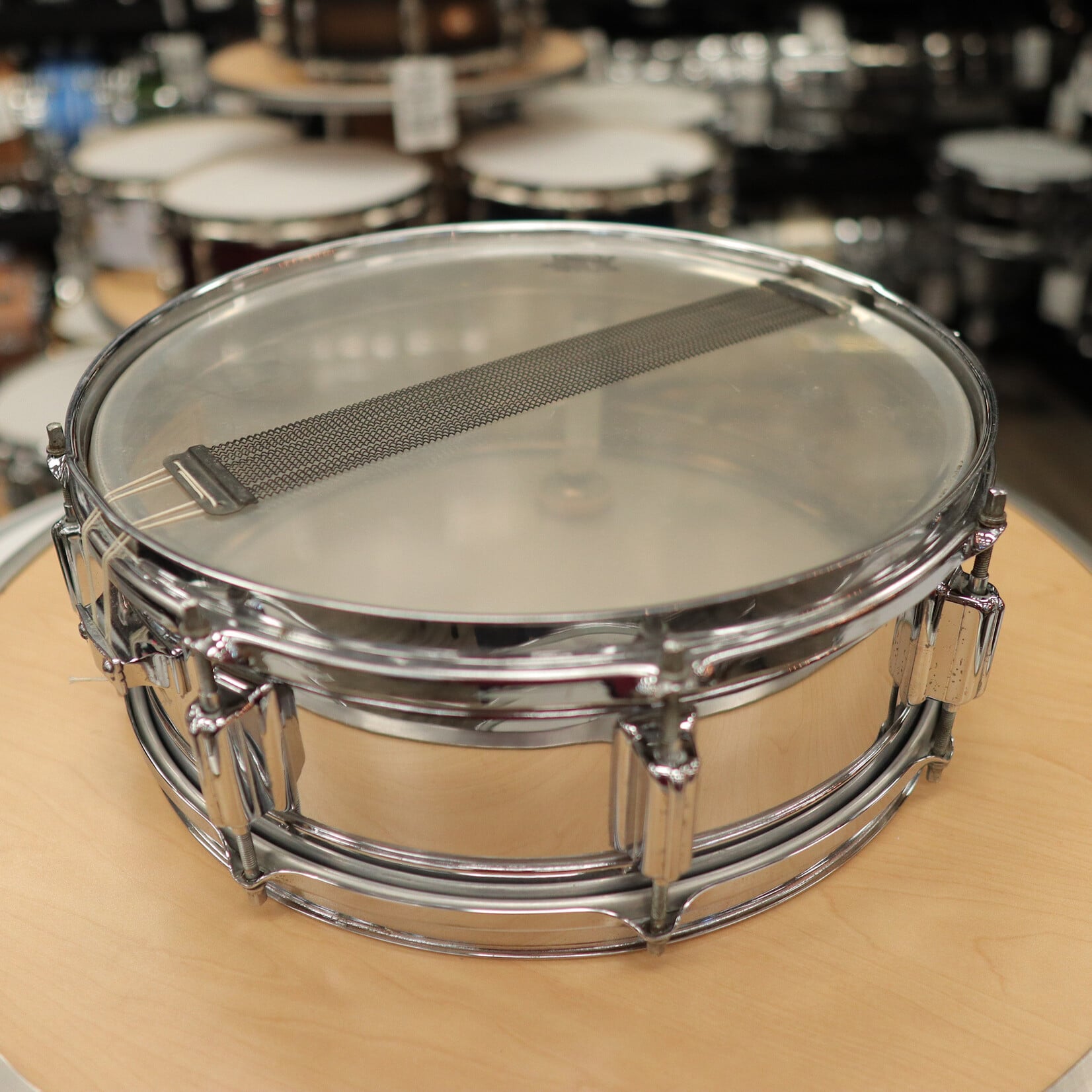 Rogers Vintage 60s Rogers 5x14" Powertone Chrome over Brass Snare Drum