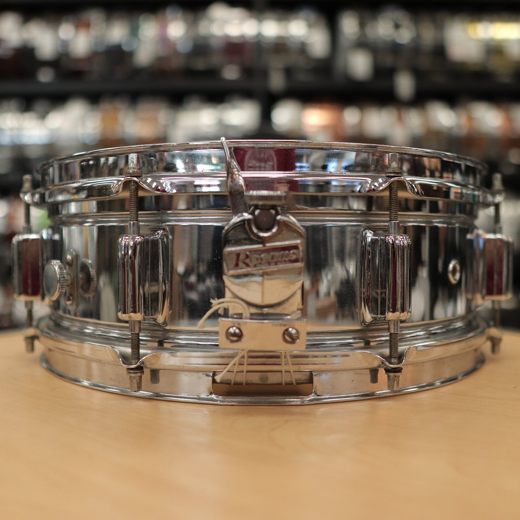 Rogers Vintage 60s Rogers 5x14" Powertone Chrome over Brass Snare Drum