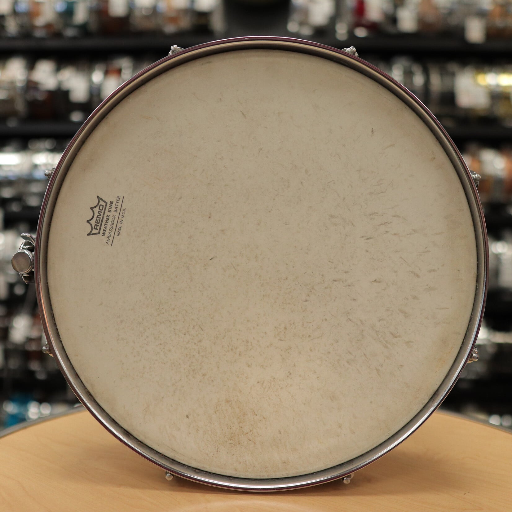 Rogers Vintage 60s Rogers 5x14" Powertone Chrome over Brass Snare Drum