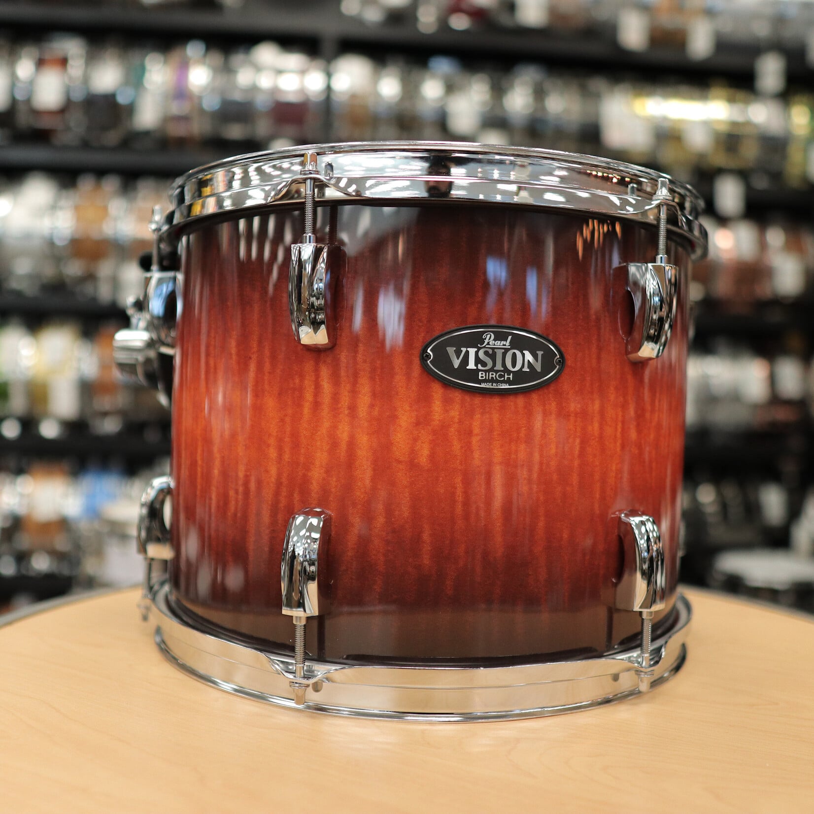 Pearl Pre-Owned Pearl 10x13" Vision Birch Tom (Amber Burst Eucalyptus)