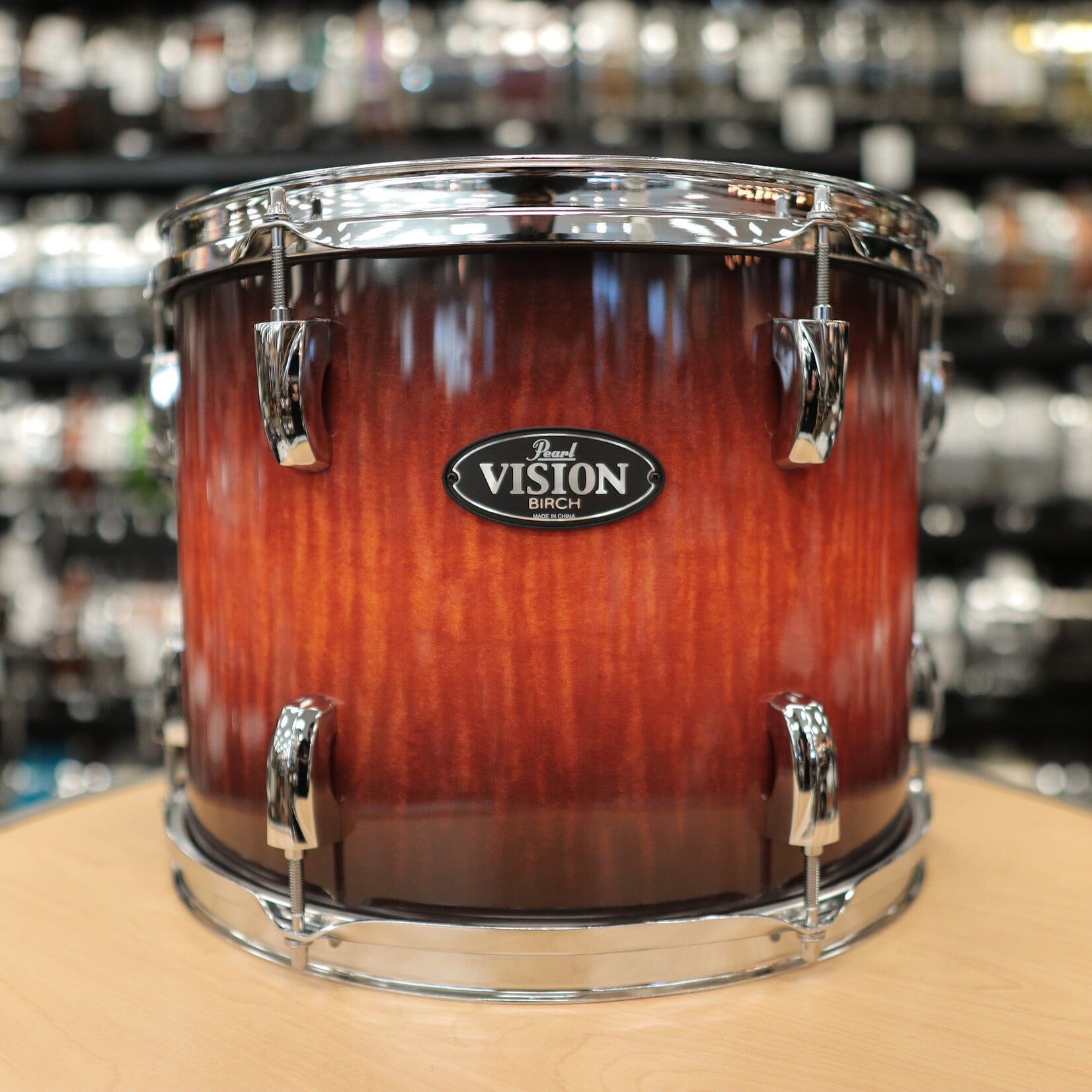 Pearl Pre-Owned Pearl 10x13" Vision Birch Tom (Amber Burst Eucalyptus)